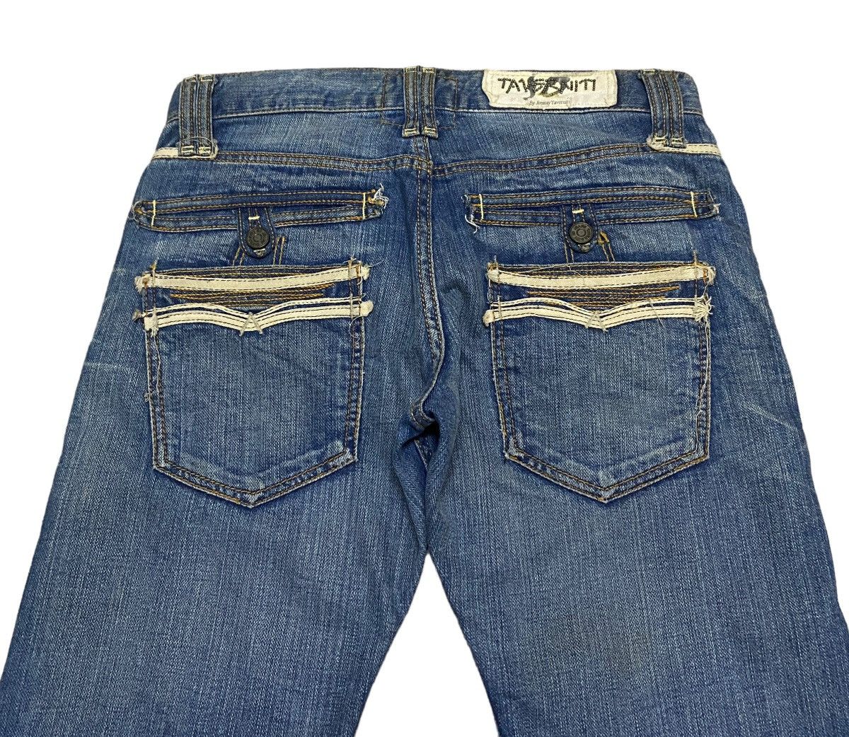 If Six Was Nine × Taverniti Rare Design Vintage Brand Taverniti Jeans 2000s Size US 30 / EU 46 - 4 Thumbnail
