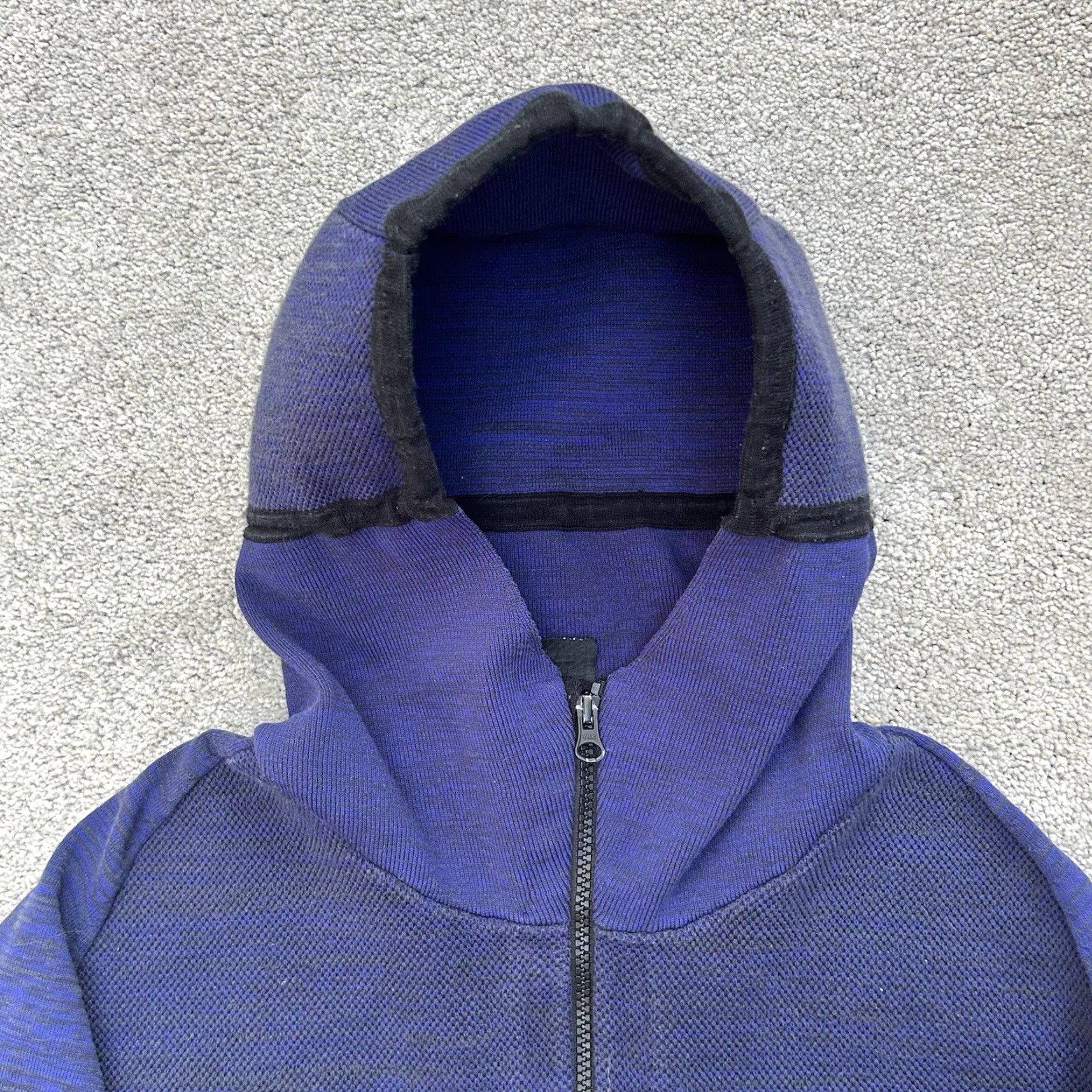 Nike NIKE TECH JACKET HOODIE ADULT L KNIT WINDRUNNER NAVY BLUE BLACK 728685-451 Size US L / EU 52-54 / 3 - 4 Thumbnail