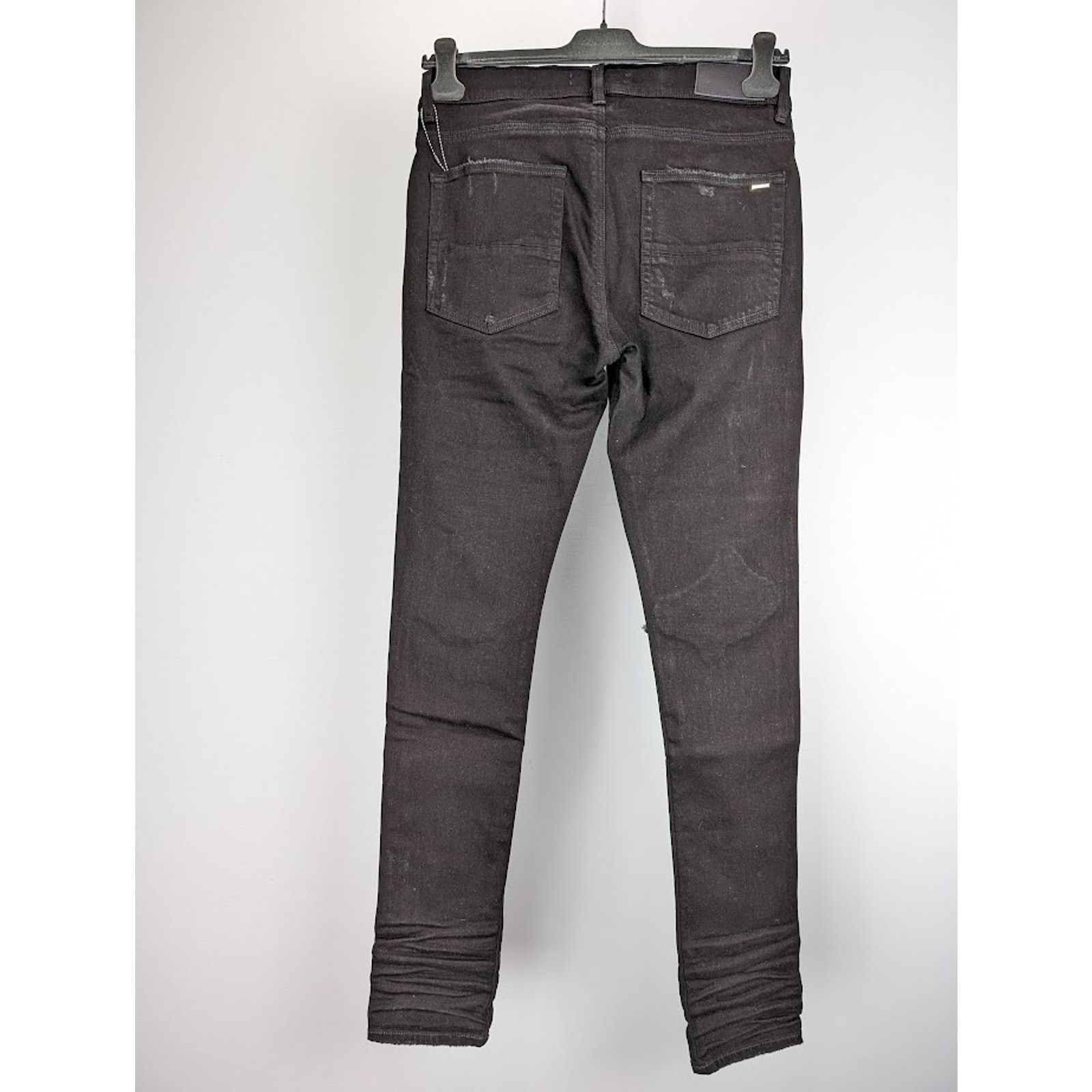 Amiri o1rshd1 MX1 Jean in Black/Silver Size US 36 / EU 52 - 13 Thumbnail