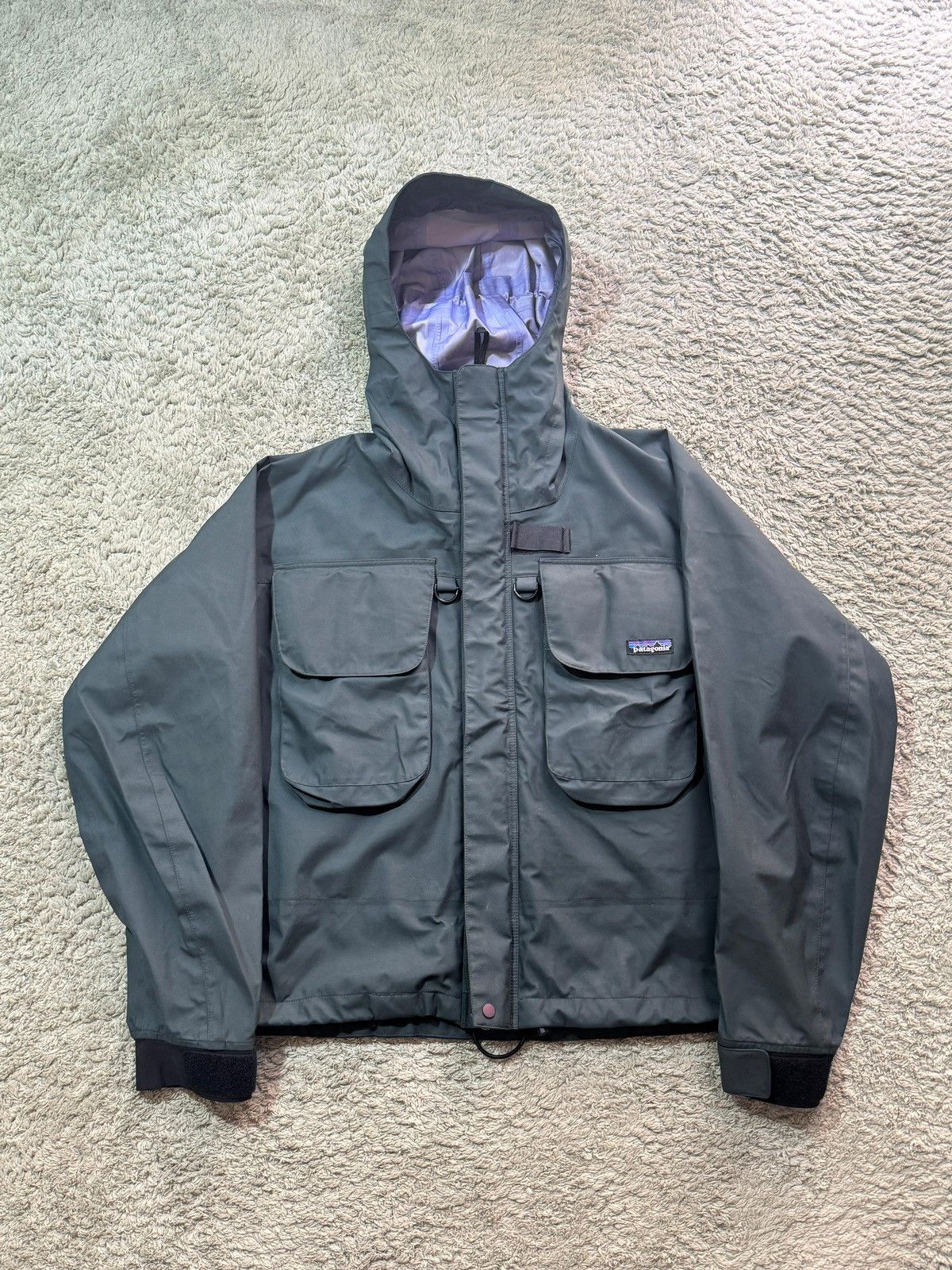 Patagonia SST deep wading jacket dark green (Hunter) 1989 S
