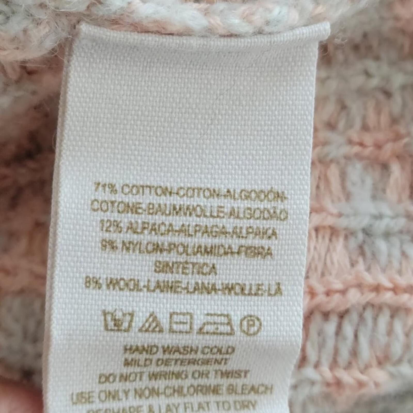 Free People Free People Peach and Cream Scoop Neck Sweater Size S / US 4 / IT 40 - 7 Thumbnail