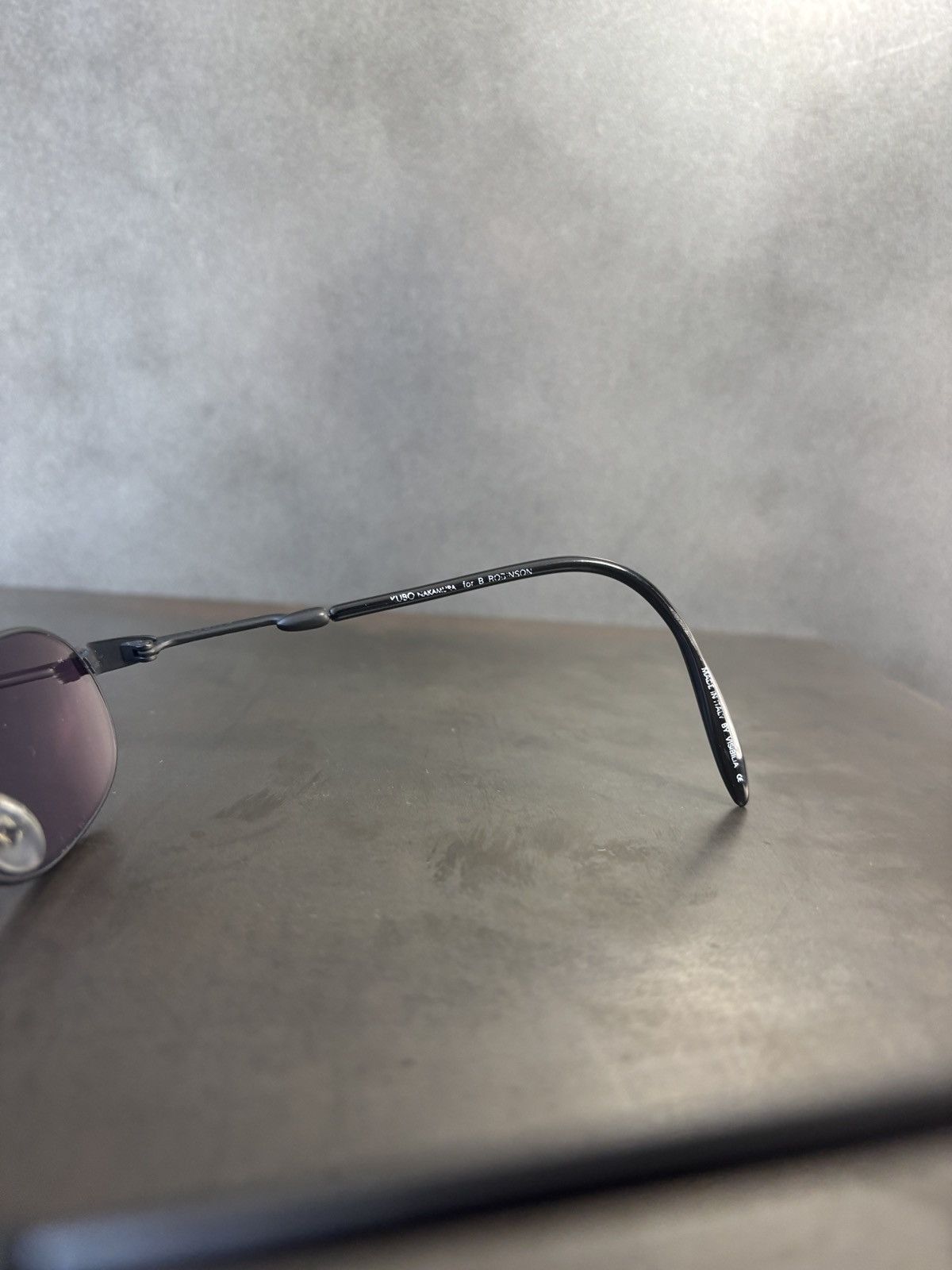 Japanese Brand 1990s Kubo Nakamura Sunglasses Frames Vintage Metal JPG Size ONE SIZE - 12 Thumbnail