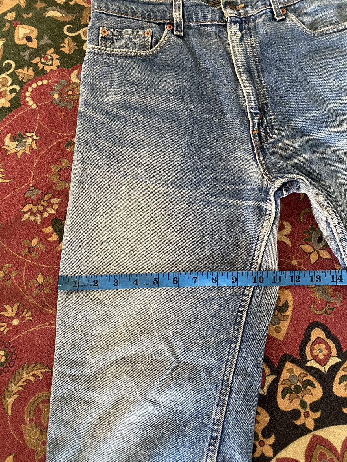 Levi's × Vintage 🔥VERYRARE🔥🔥Vintage Levi’s Distressed Denim Size US 33 - 16 Thumbnail