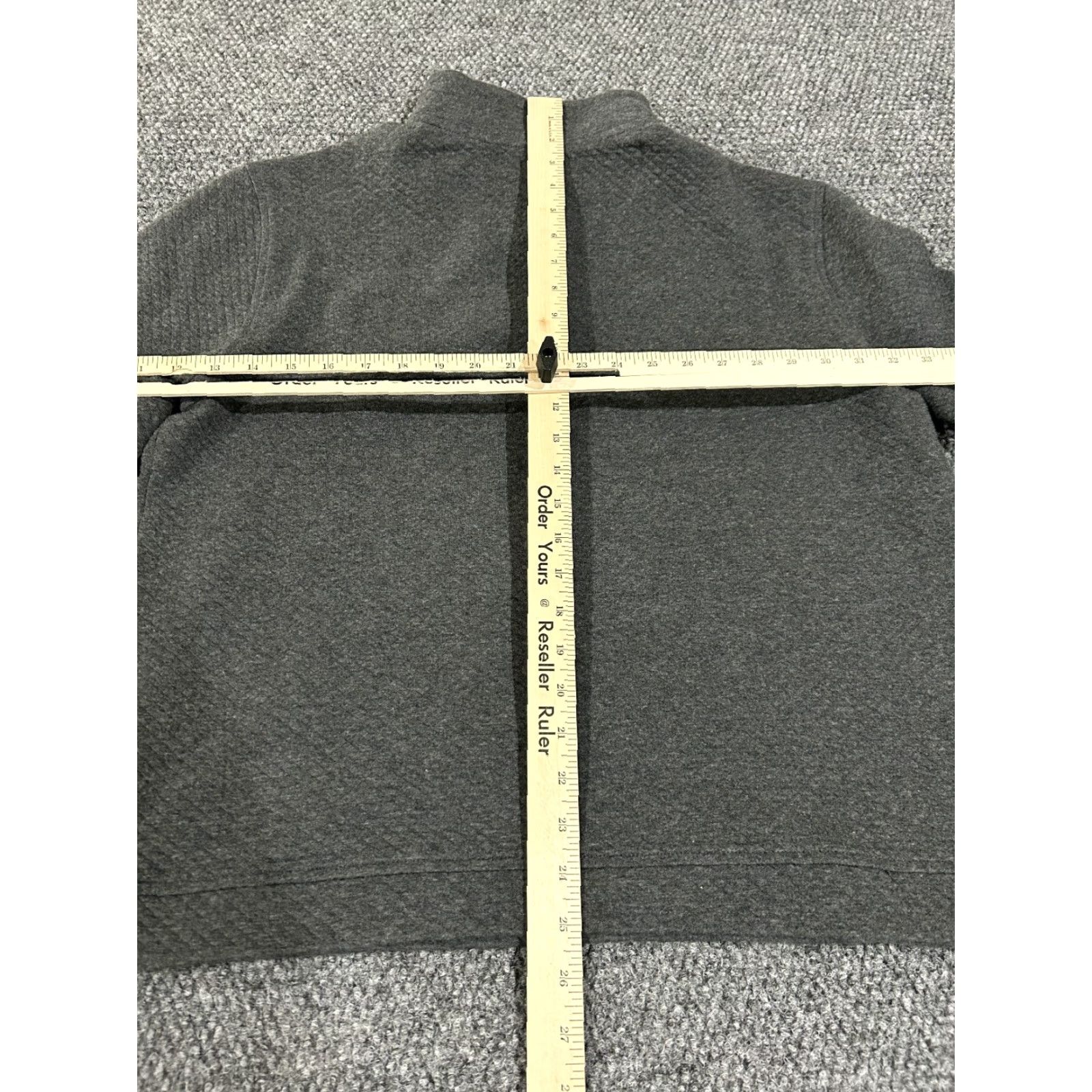 Johnston & Murphy Johnston & Murphy quarter zip sweater Mens Large Gray knit casual pullover Size US L / EU 52-54 / 3 - 8 Thumbnail