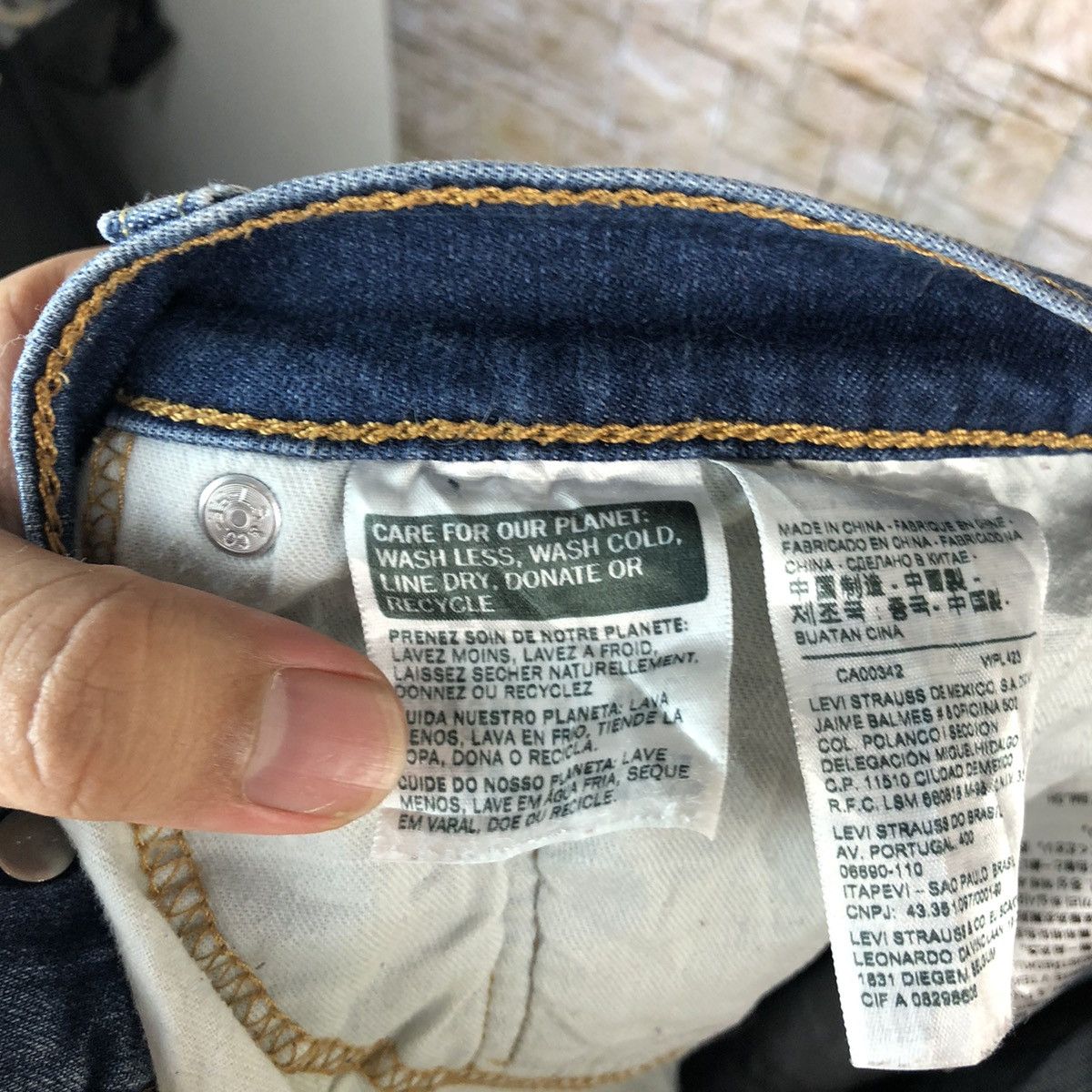 512 Levis Blue denim Jeans #7566