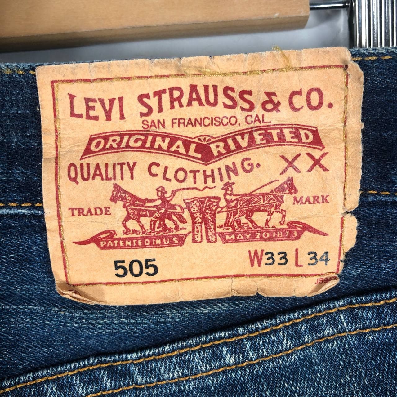Levi's × Vintage Vintage Levi's Strauss Blue Faded Distressed Denim Jeans Size US 33 - 10 Thumbnail