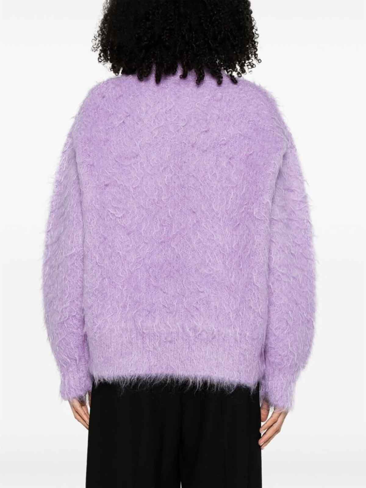 Jil Sander o1loc1c1224 Sweater in Purple Size L / US 10 / IT 46 - 5 Thumbnail