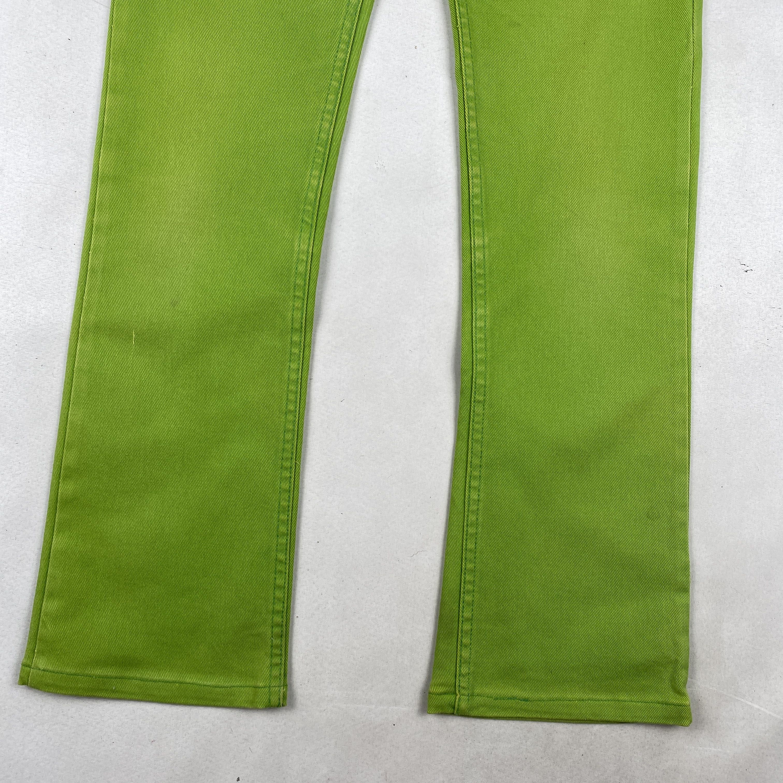 Hysteric Glamour Neon Green Flared Pants Size 28" / US 6 / IT 42 - 8 Thumbnail
