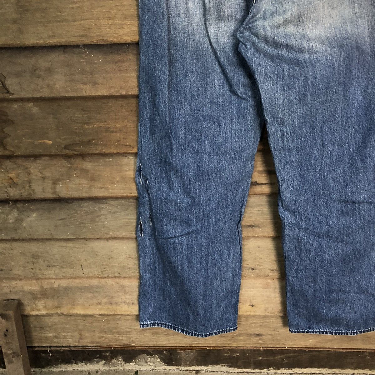 JW Anderson × Uniqlo Uniqlo X Jwanderson Blue Denim Pants #7380 Size US 28 / EU 44 - 19 Thumbnail