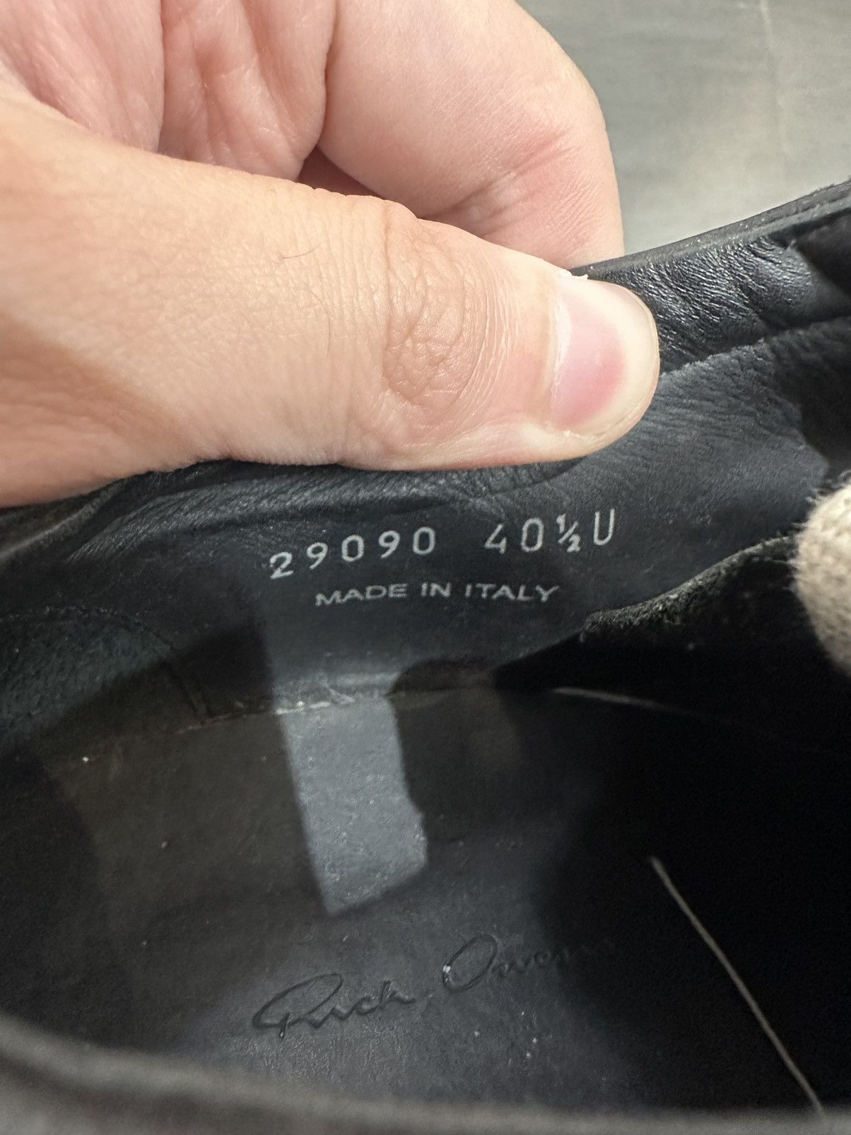 Rick Owens Rick Owens Black Vintage Low Sneakers Size US 7.5 / EU 40-41 - 6 Thumbnail