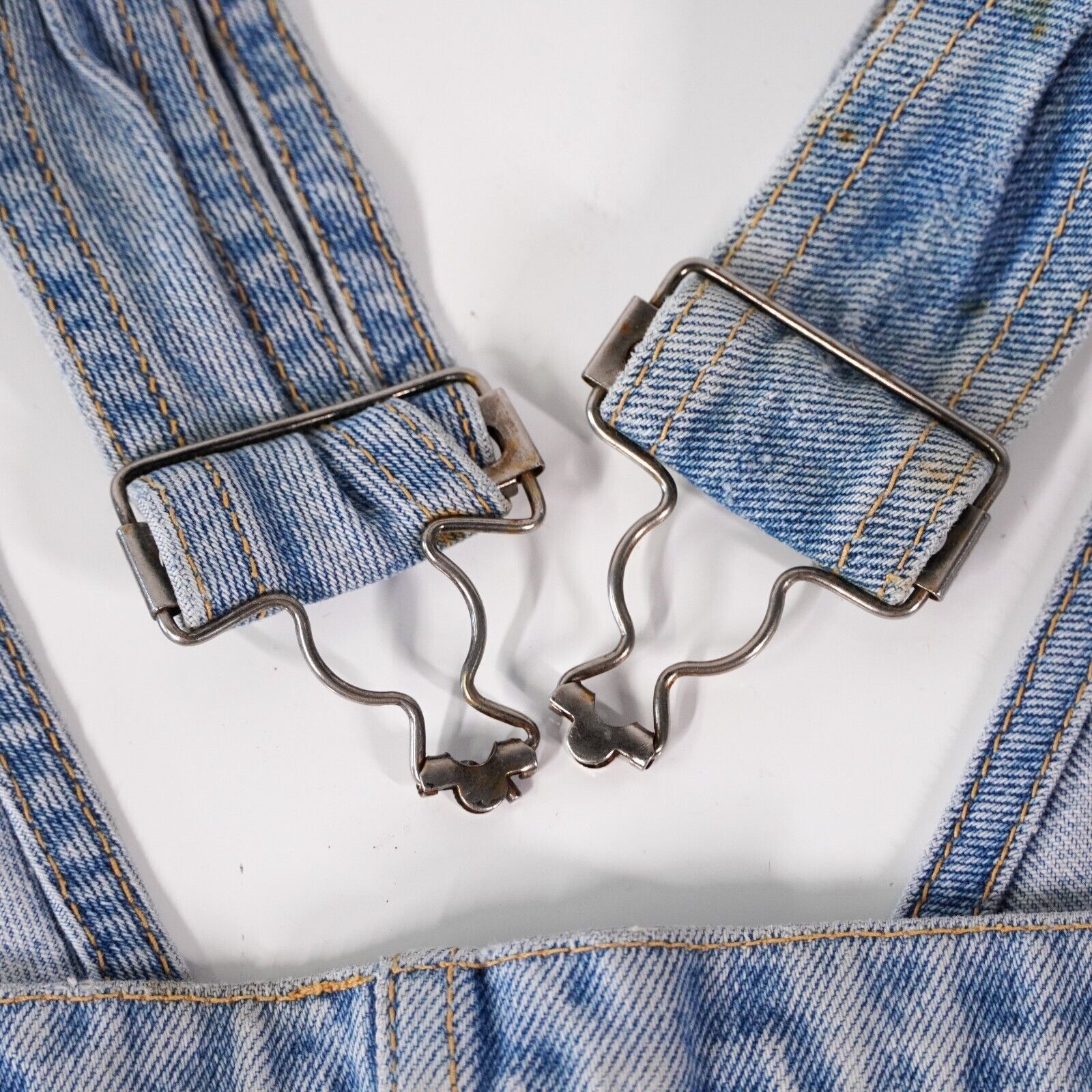 Anchor Blue Anchor Blue Vintage Overalls Cotton Denim Jeans Pants Slacks Size 36" / US 14 / IT 50 - 7 Thumbnail