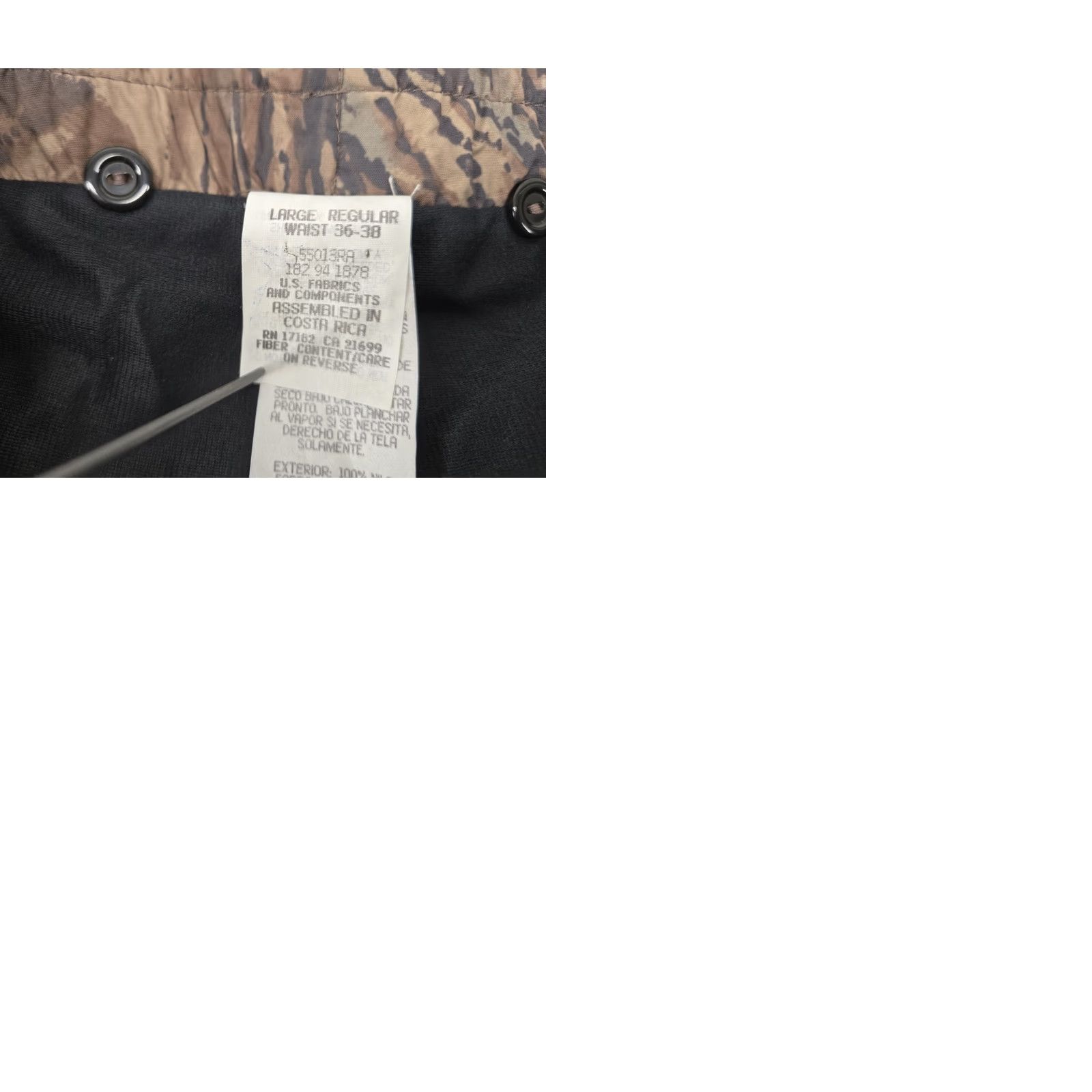 Walls VINTAGE Walls Water Pruf Camo Hunting Drawstring Pants Mens Large Regular 36-38 Realtree Size US 40 / EU 56 - 9 Thumbnail