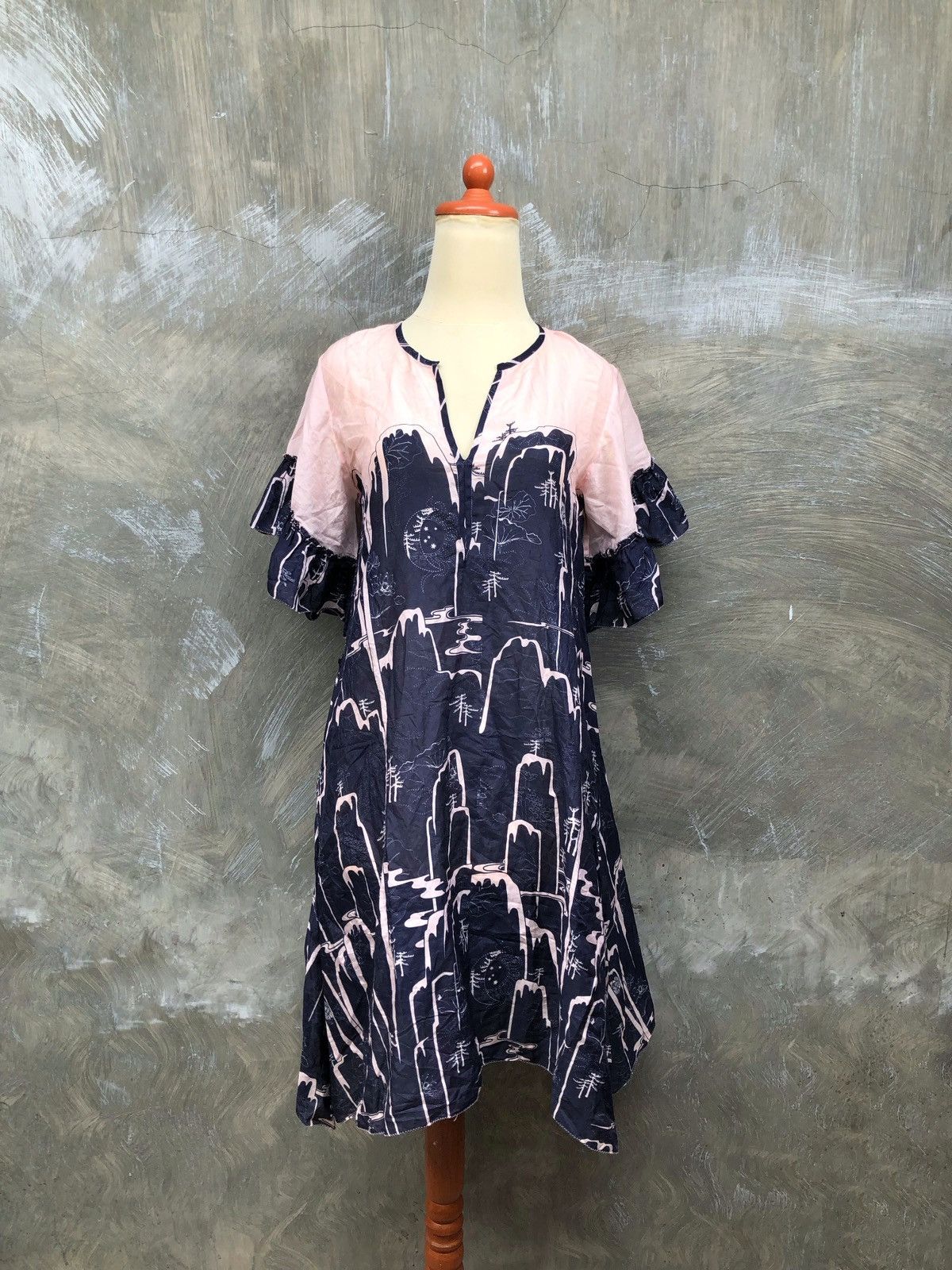 Vivienne Tam Vivienne Tam Zhangjiajie National Park Women Midi Dress Size M / US 6-8 / IT 42-44 - 1 Thumbnail