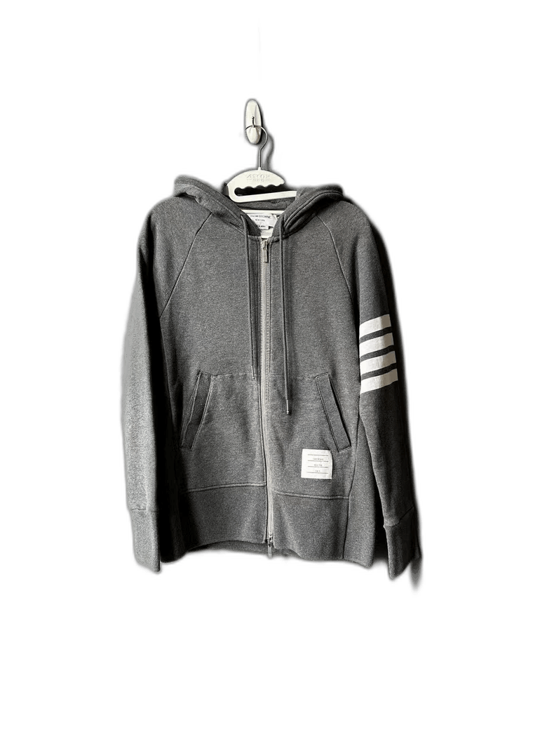 Thom Browne Thom Browne Dark Gray Knitted Jacket Size US L / EU 52-54 / 3 - 1 Thumbnail