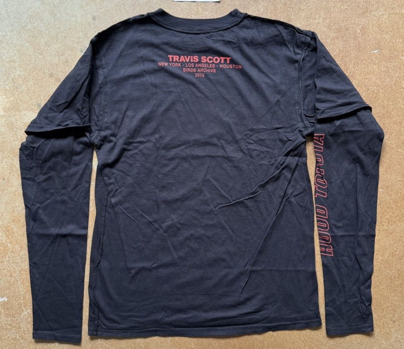 Travis Scott Cactus Jack Travis Scott l/s tee LARGE tshirt TS Birds Hood Size US L / EU 52-54 / 3 - 2 Thumbnail