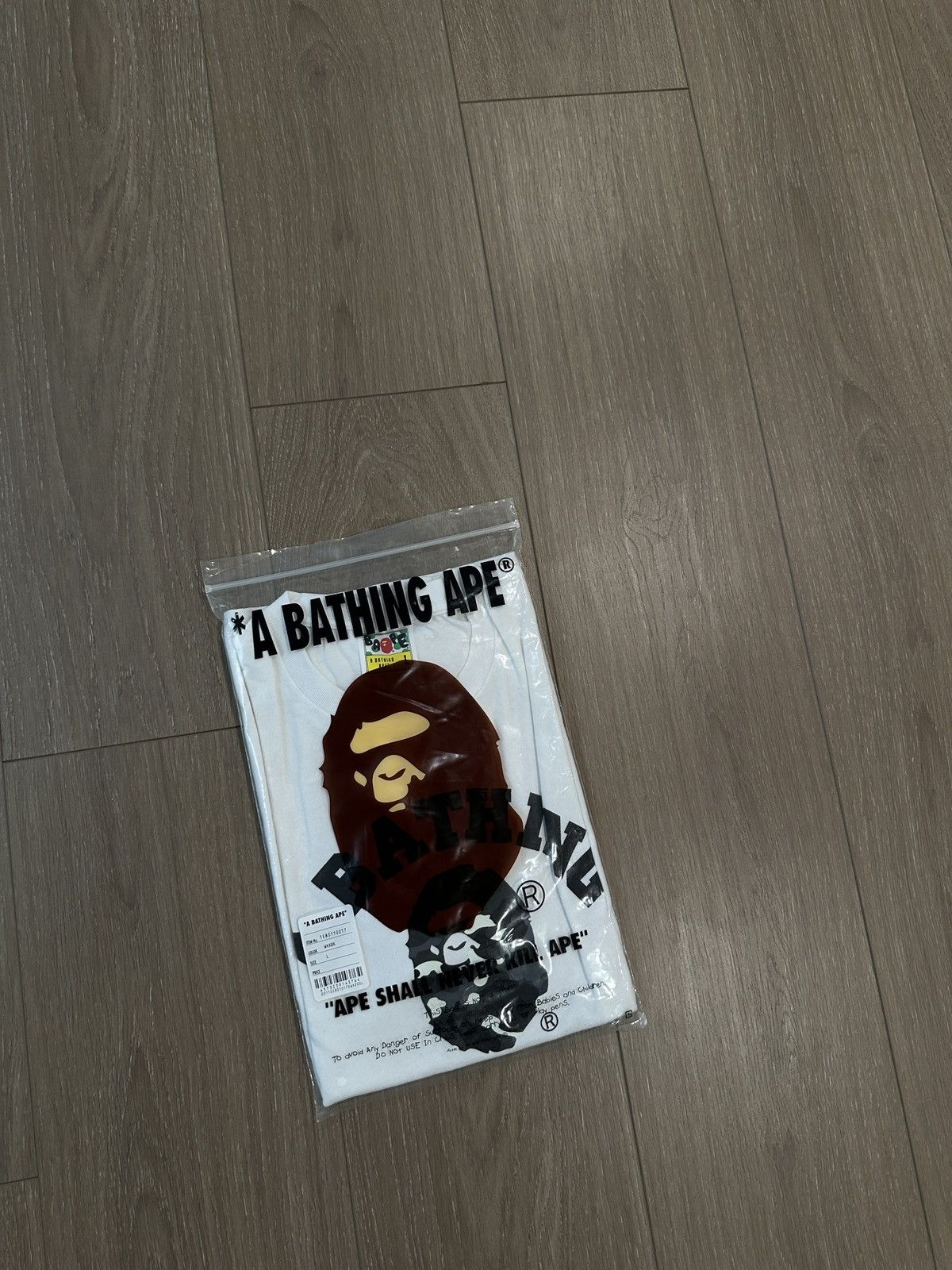 Bape Bape Glow In The Dark College Camo Tee Size US L / EU 52-54 / 3 - 5 Thumbnail