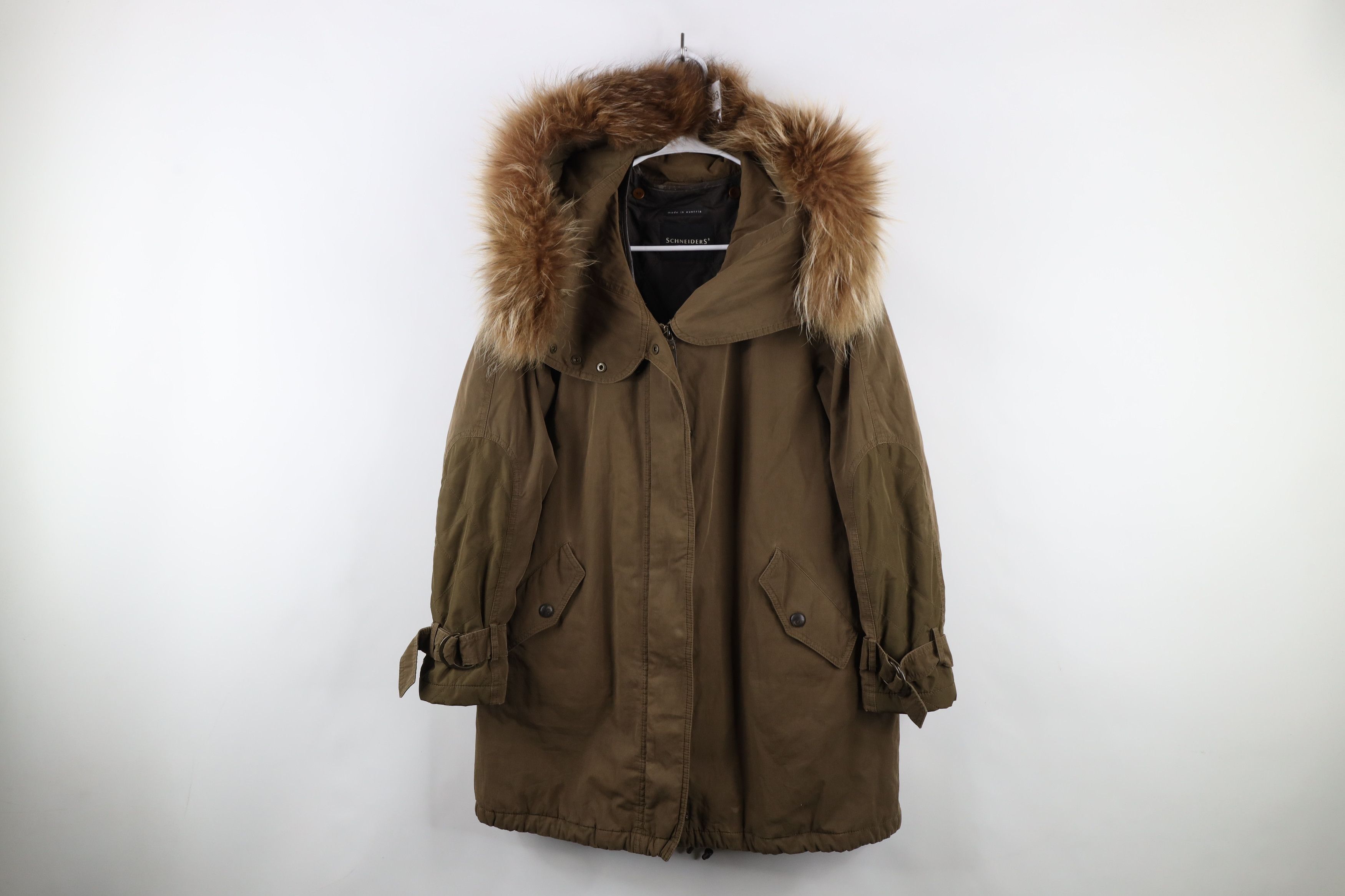Vintage Vintage Schneiders Salzburg Trim Lined Hooded Parka Jacket Size L / US 10 / IT 46 - 1 Thumbnail