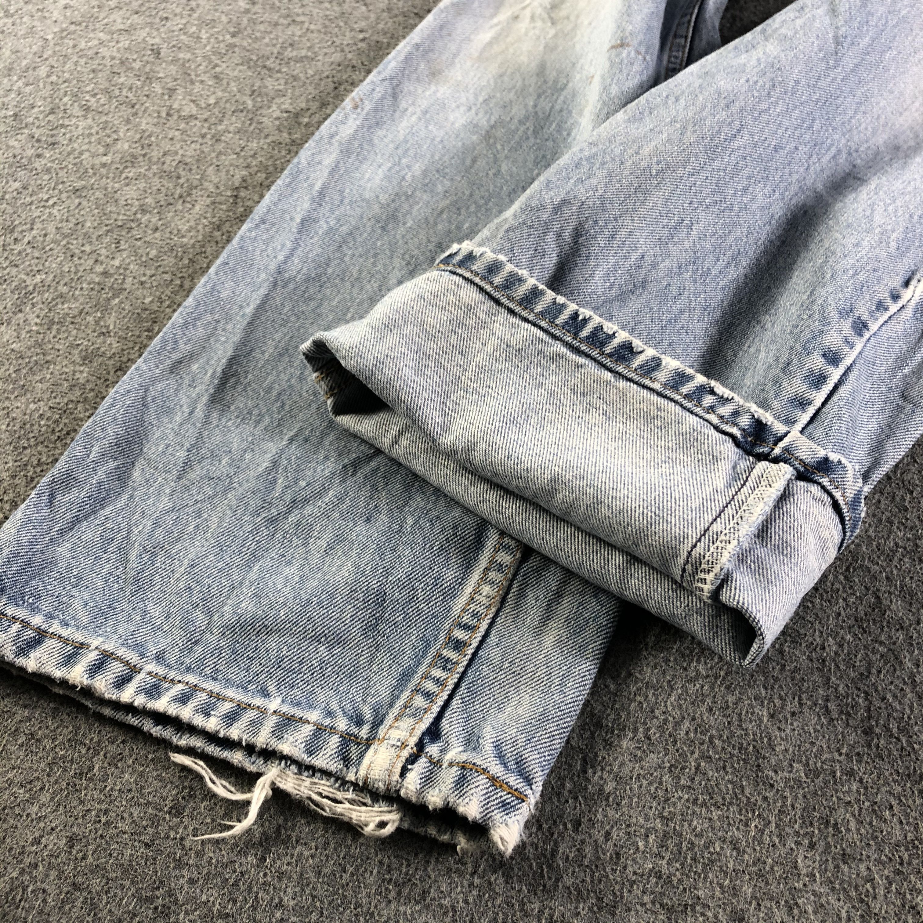 Levi's 90s Vintage Blue Wash Levis 505 Jeans-J3165 Size US 33 - 7 Thumbnail