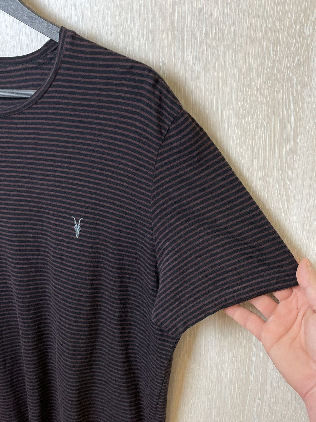 Allsaints × Vintage Vintage Allsaints Stripe T-Shirt Size US L / EU 52-54 / 3 - 5 Thumbnail