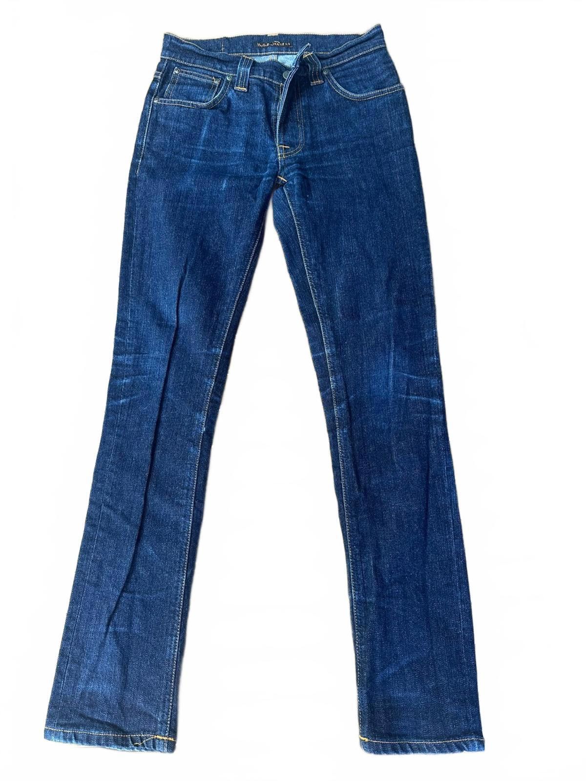 Nudie Jeans Nudie Jeans Co Raw Denim 29x32 – Dark Indigo – Made in Italy Size US 29 - 1 Thumbnail