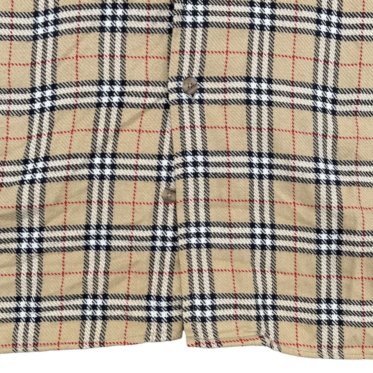 Burberry × Burberry Prorsum × Vintage 🇺🇸 1990s Burberrys Nova Check Iconic Longs Shirt Size US XL / EU 56 / 4 - 8 Thumbnail