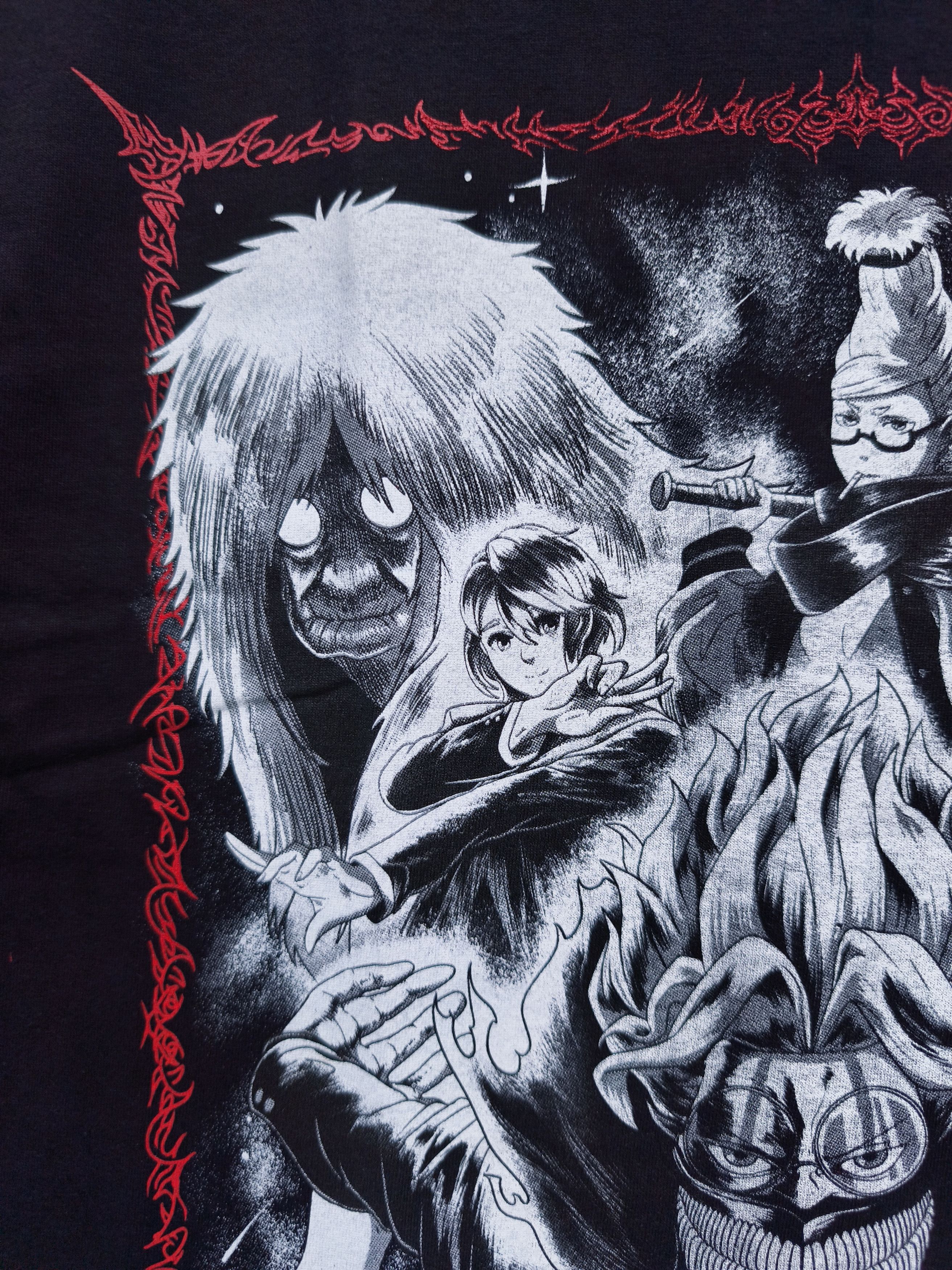 Anime Dandadan Paranormal Activity T-shirt Size US XL / EU 56 / 4 - 3 Thumbnail