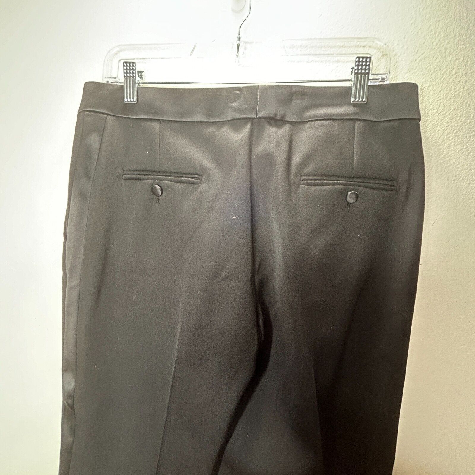 Saint Laurent Paris Yves St Laurent Black Edition Soir TuxedoPant 40 / 6 Size 28" / US 6 / IT 42 - 6 Thumbnail