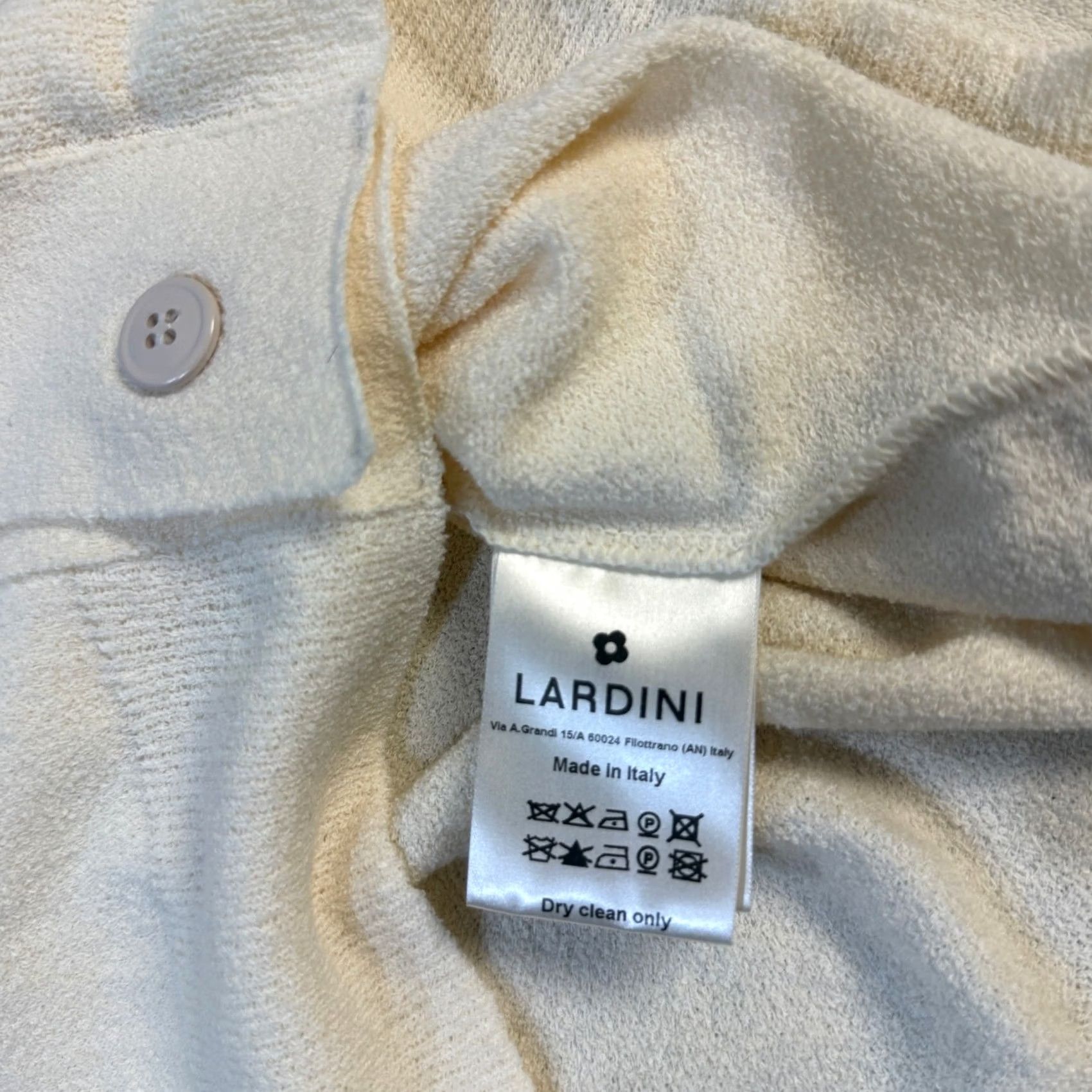 Lardini Lardini Italy Mens Cardigan Sweater XXL 2XL Cotton blend Button Collar Size US XXL / EU 58 / 5 - 4 Thumbnail