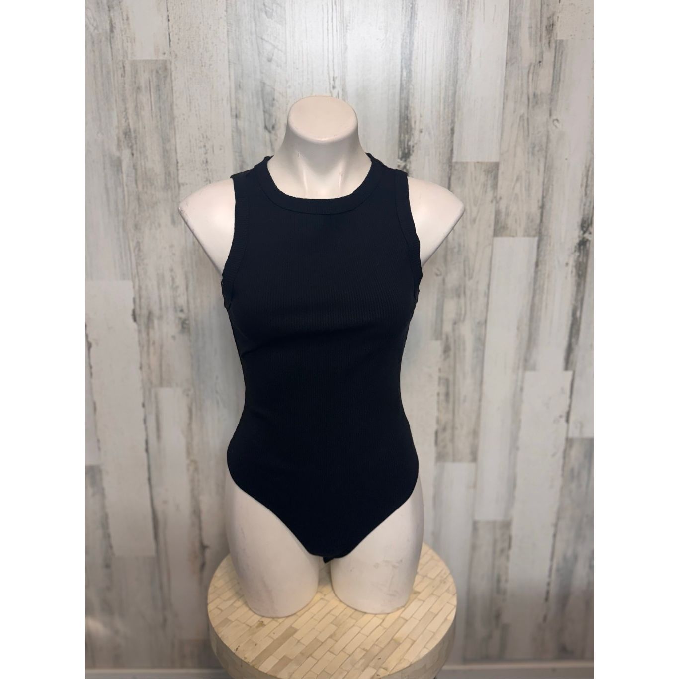 Forever 21 Forever 21 Ribbed Black Bodysuit – Size M Size M / US 6-8 / IT 42-44 - 2 Thumbnail