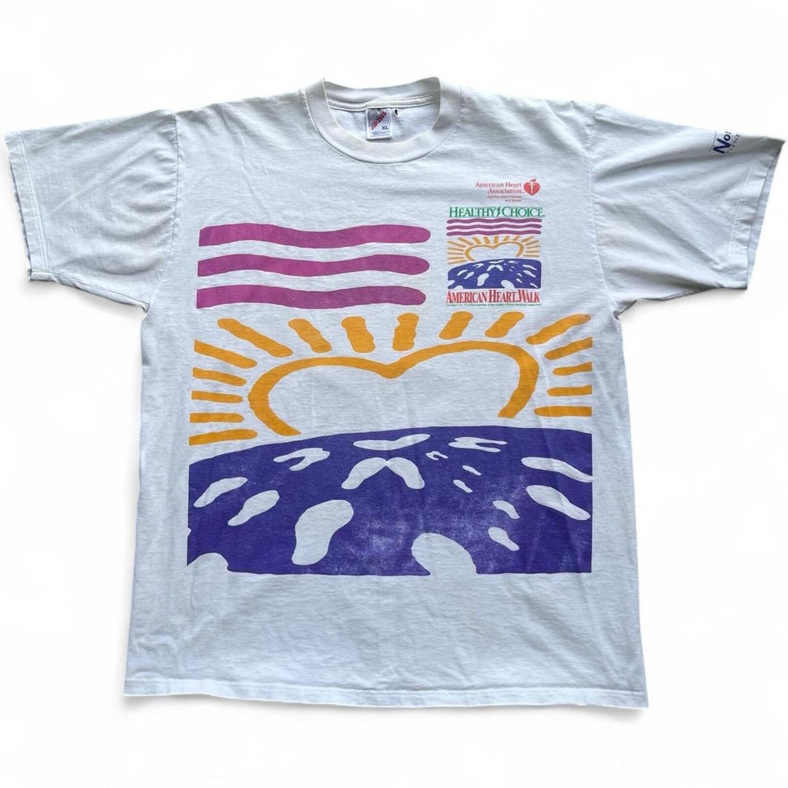 Jerzees American Heart Walk Double Sided Size Large T-Shirt Size XL Size US L / EU 52-54 / 3 - 1 Thumbnail