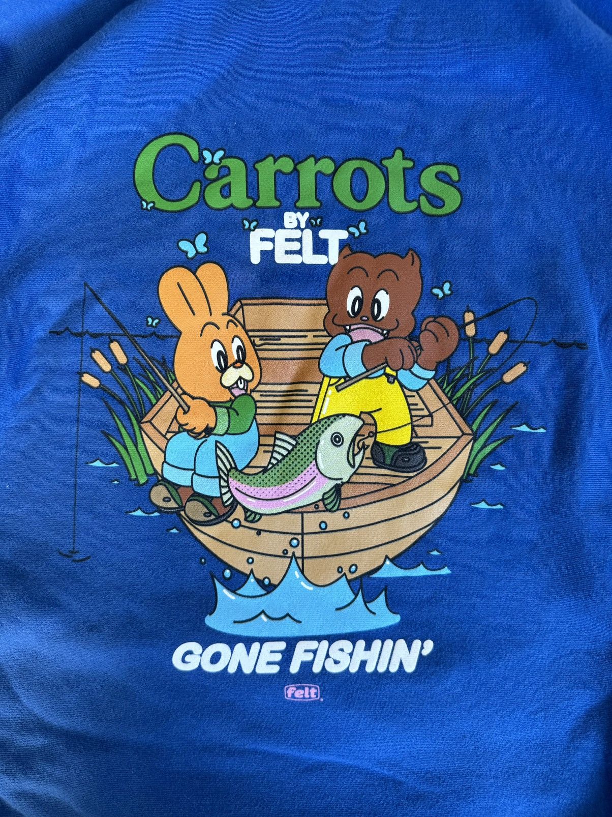 Carrots by Anwar Carrots × FELT FELT x Carrots Gone Fishing Hoodie Size US L / EU 52-54 / 3 - 3 Thumbnail