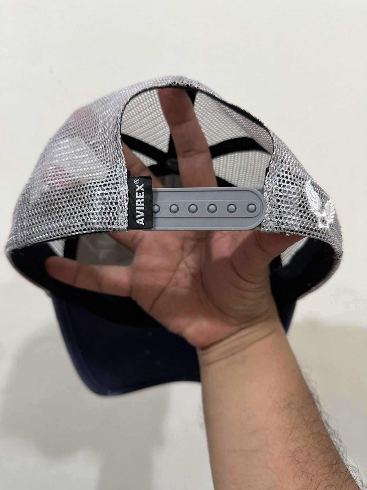 Avirex Distress Faded AVIREX USA Trucker Hat Size ONE SIZE - 4 Thumbnail