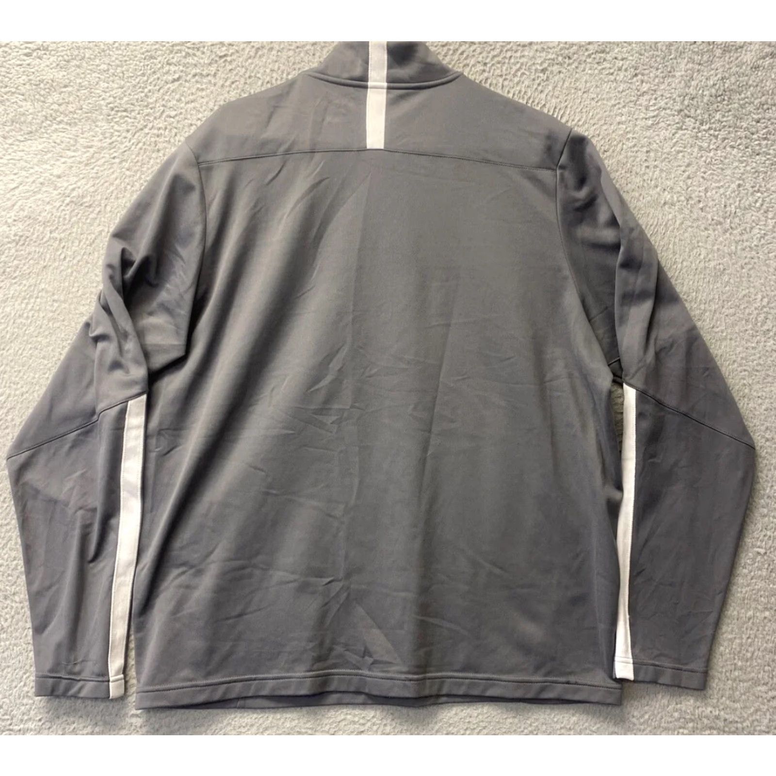 Under Armour Under Armour Shirt Mens Large Gray 1/4 Zip Mock Neck Pullover Activewear 98-30 Size US L / EU 52-54 / 3 - 6 Thumbnail