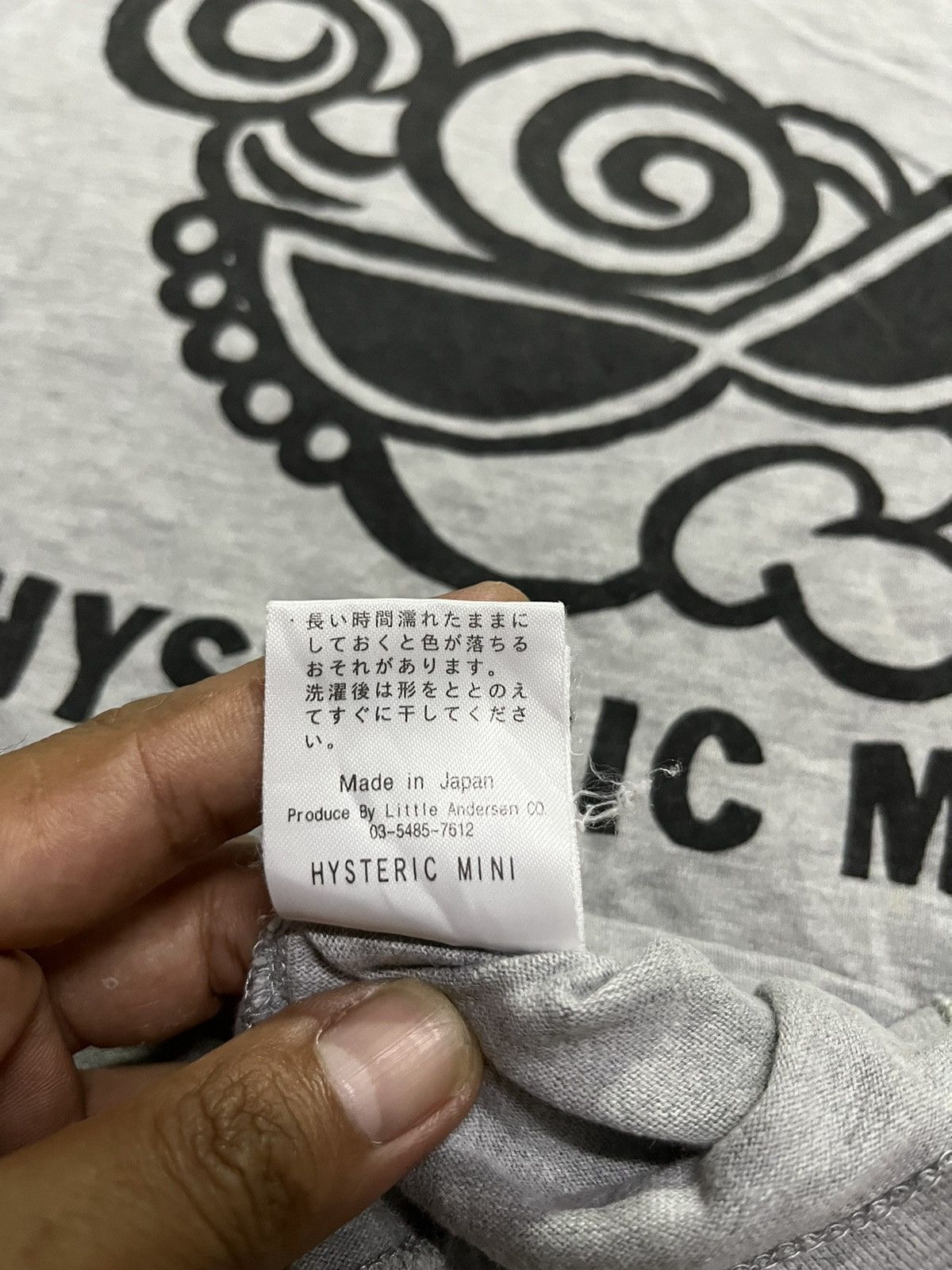 Hysteric Glamour × Japanese Brand × Vintage Vintage Hysteric Glamour Big Logo Tee Japan 🇯🇵 Size US S / EU 44-46 / 1 - 8 Thumbnail