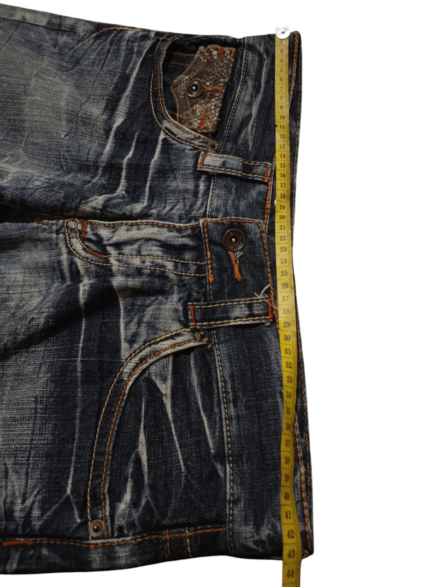 If Six Was Nine × Tornado Mart × semanticdesign Semantic Design snakeskin pocket denim short Pants Size US 32 / EU 48 - 7 Thumbnail