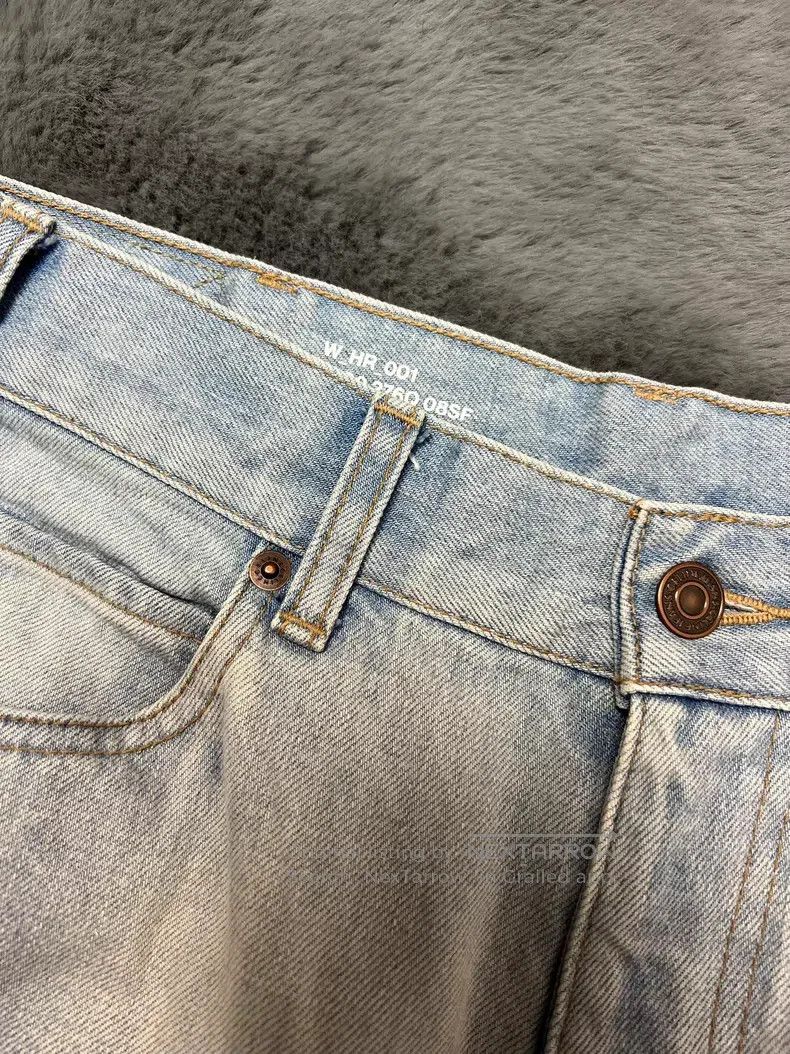 Celine CELINE Light Blue Washed Straight Leg Denim Jeans Size US 30 / EU 46 - 3 Thumbnail
