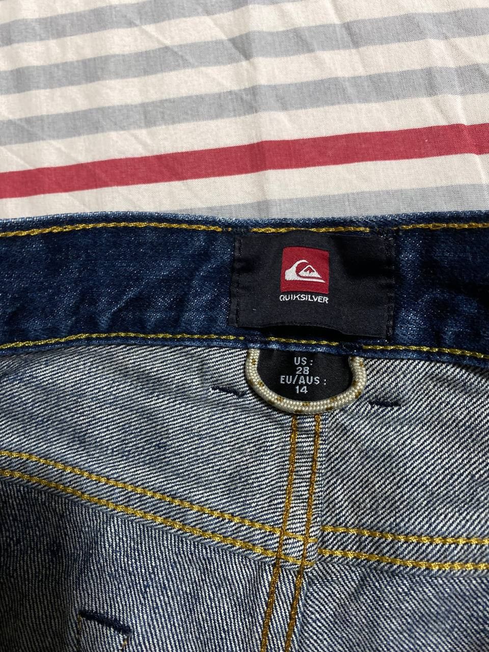 Quiksilver × Vintage VINTAGE QUIKSILVER DARK WASH JEANS Size US 28 / EU 44 - 2 Thumbnail