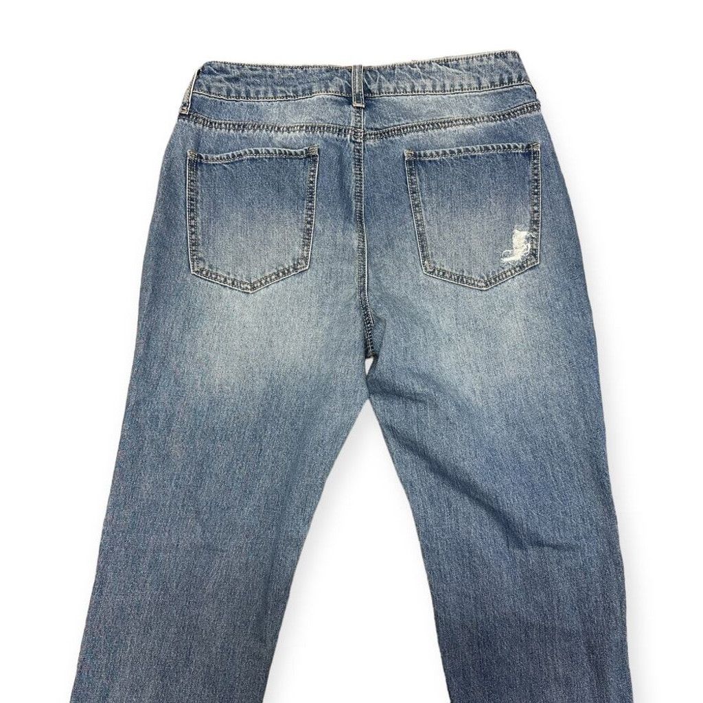 Empyre Empyre Easton Medium Wash Distressed Boyfriend Jeans Size 28" / US 6 / IT 42 - 7 Thumbnail