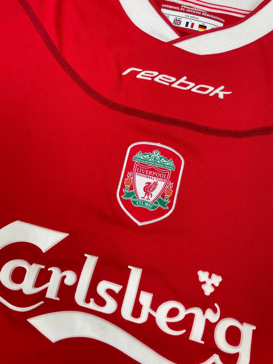 Reebok Vintage Reebok Liverpool 2002 2004 Home Shirt Soccer Jersey Size US M / EU 48-50 / 2 - 3 Thumbnail
