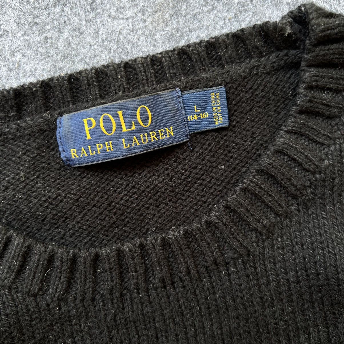 Designer × Polo Ralph Lauren × Vintage Vintage Polo Ralph Lauren Bear Knit Sweater Size M / US 6-8 / IT 42-44 - 4 Thumbnail