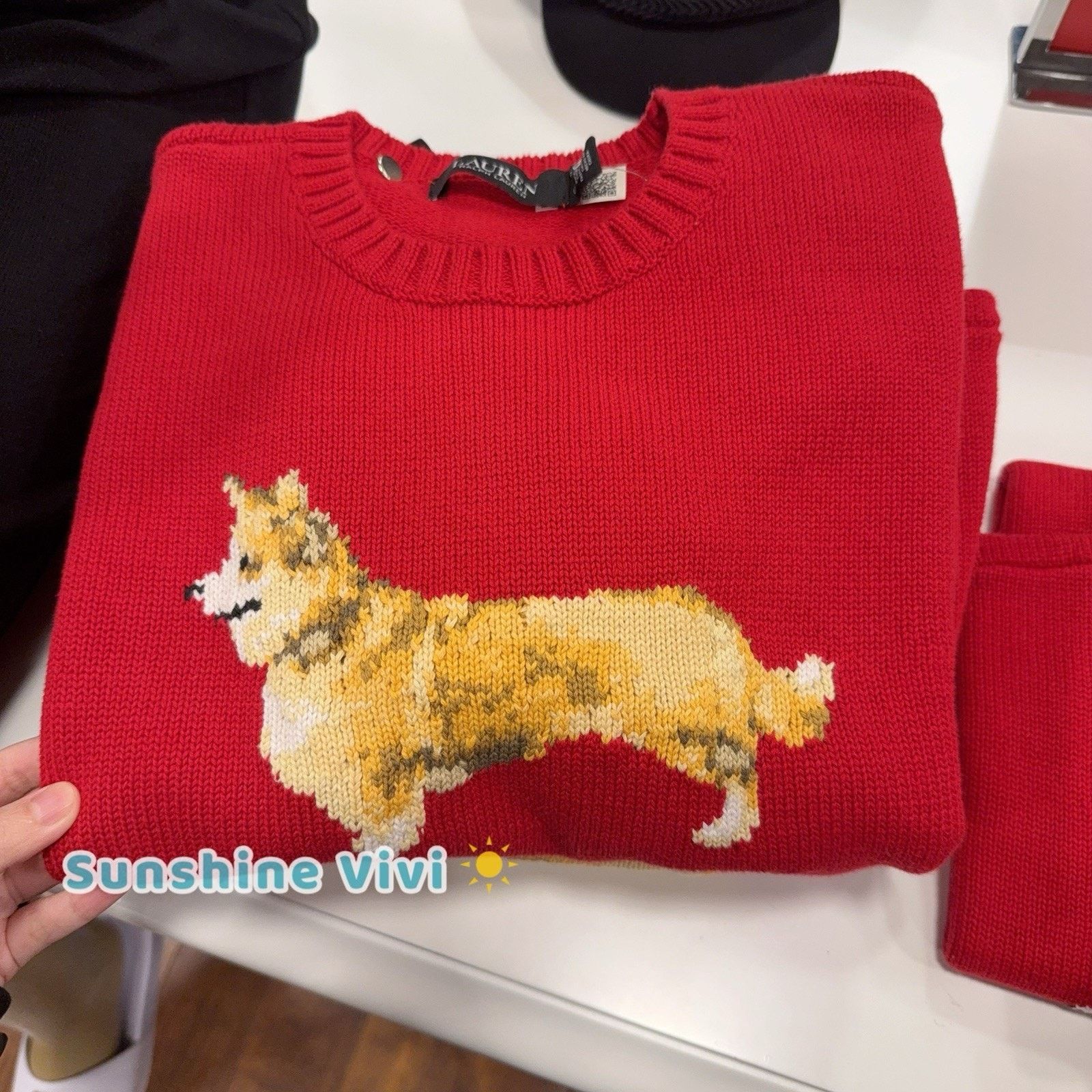Polo Ralph Lauren NWT Polo Ralph Lauren Woman Cotton Terrier Dog Sweater Size XL / US 12-14 / IT 48-50 - 1 Thumbnail