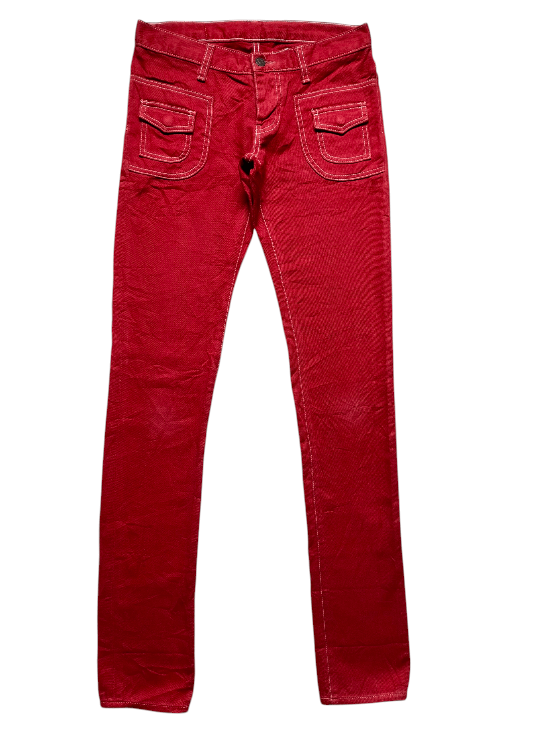 Hysteric Glamour Hysteric Glamour Bush Pants skinny Red Jeans Size US 30 / EU 46 - 2 Thumbnail