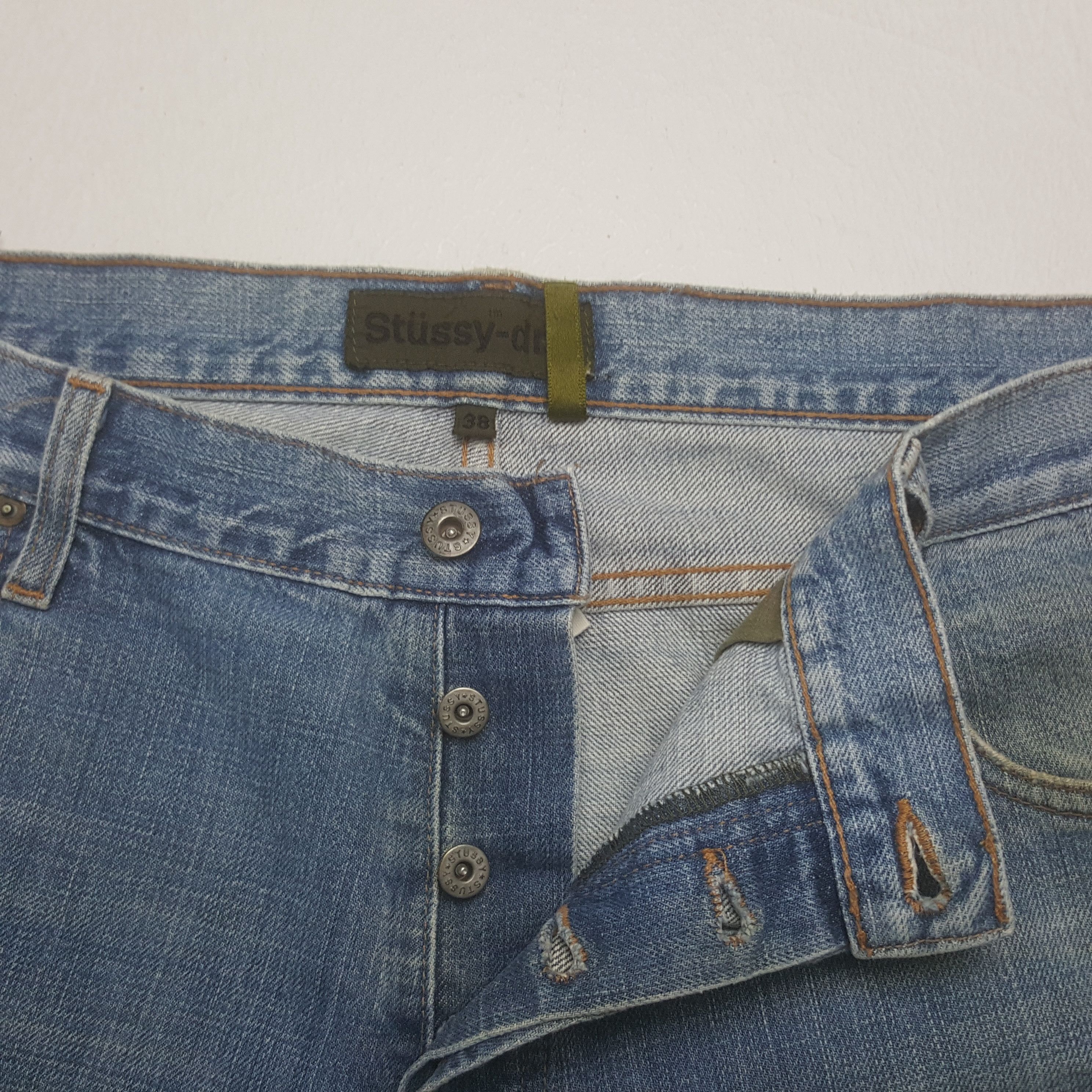 Stussy × Vintage Vintage Stussy American Streetwear Style Denim Jeans Size US 38 / EU 54 - 7 Thumbnail