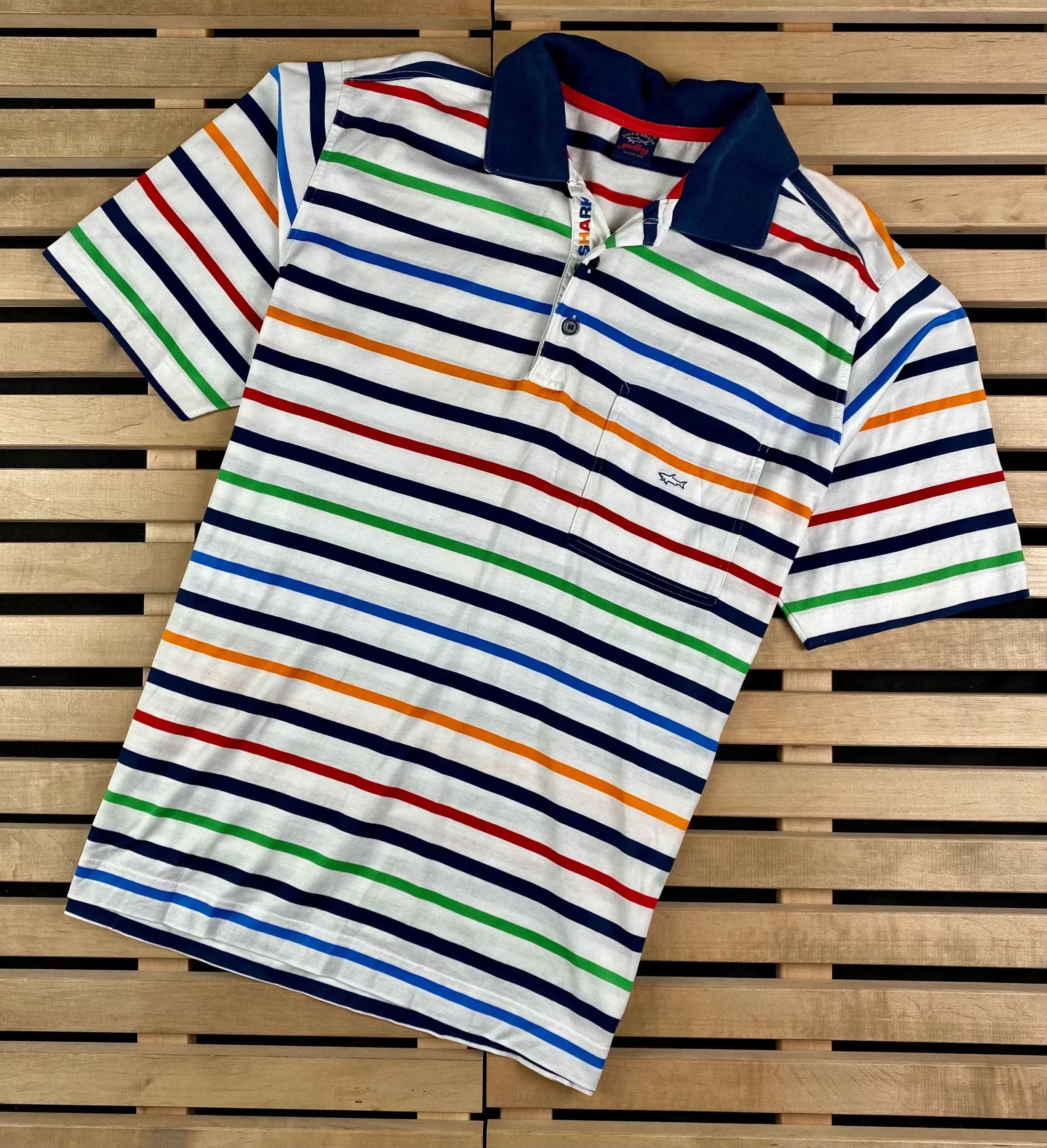 Paul & Shark × Vintage Mens Polo T Shirt Paul Shark Vintage Size XL Size US XL / EU 56 / 4 - 1 Thumbnail
