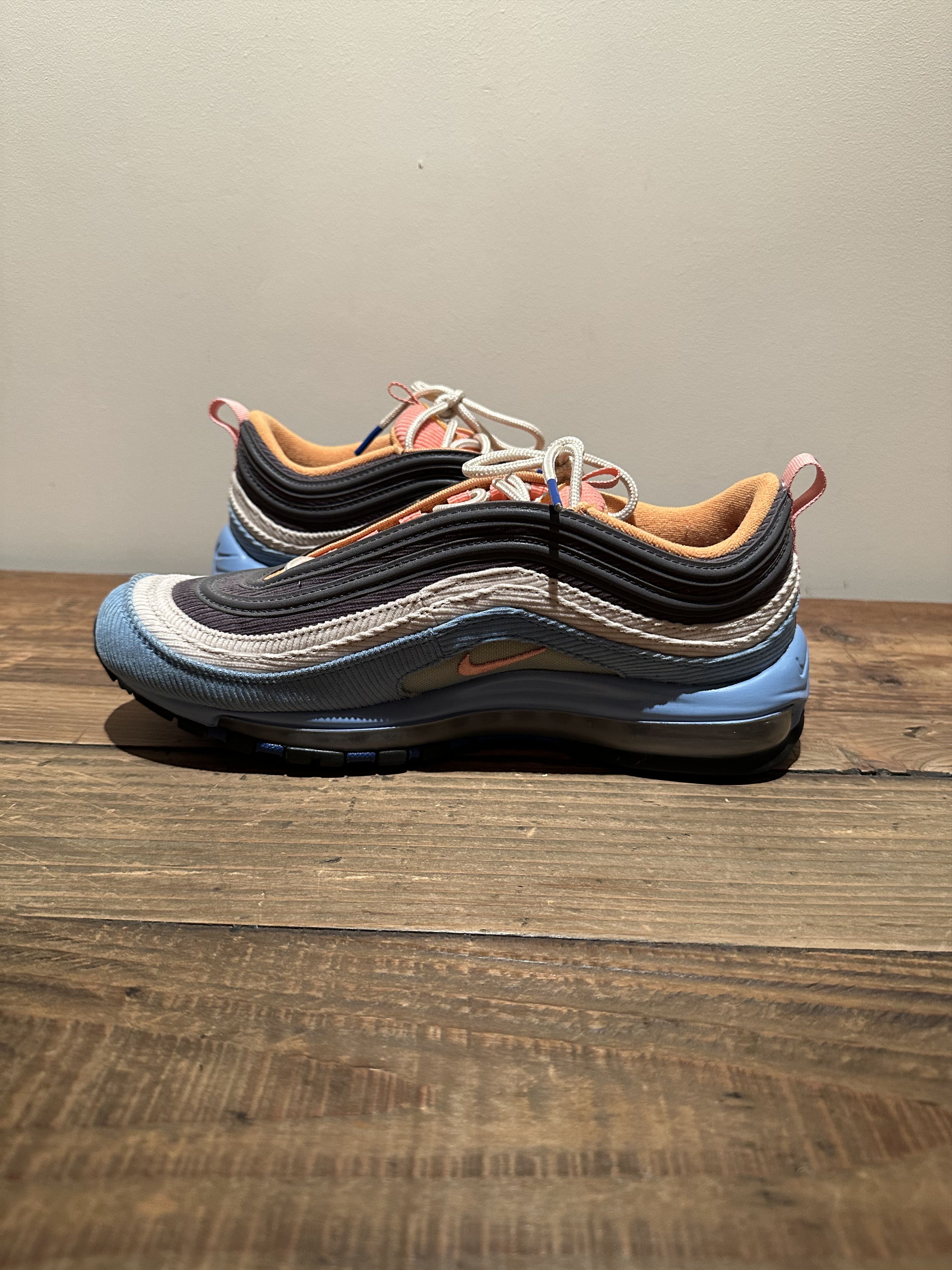 Nike Nike Air Max 97 Light Blue Corduroy Pack Size US 8.5 / EU 41-42 - 3 Thumbnail