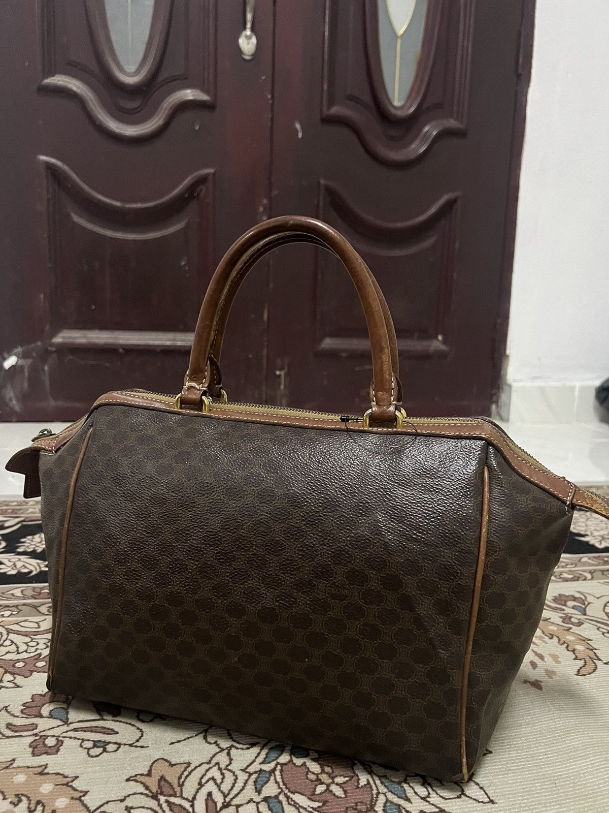 Celine × Vintage Vintage Celine Monogram Paris Handbag Size ONE SIZE - 2 Thumbnail