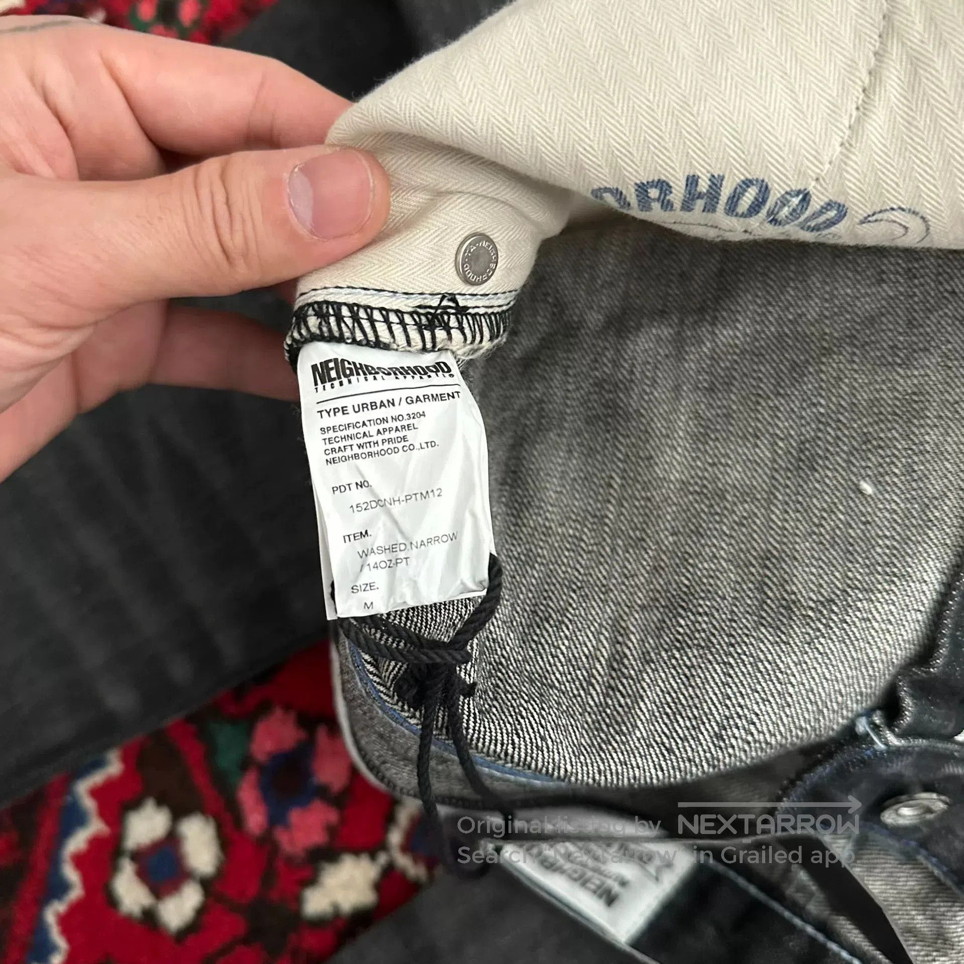 Neighborhood neighborhood black narrow denim pants. Size US 31 - 7 Thumbnail