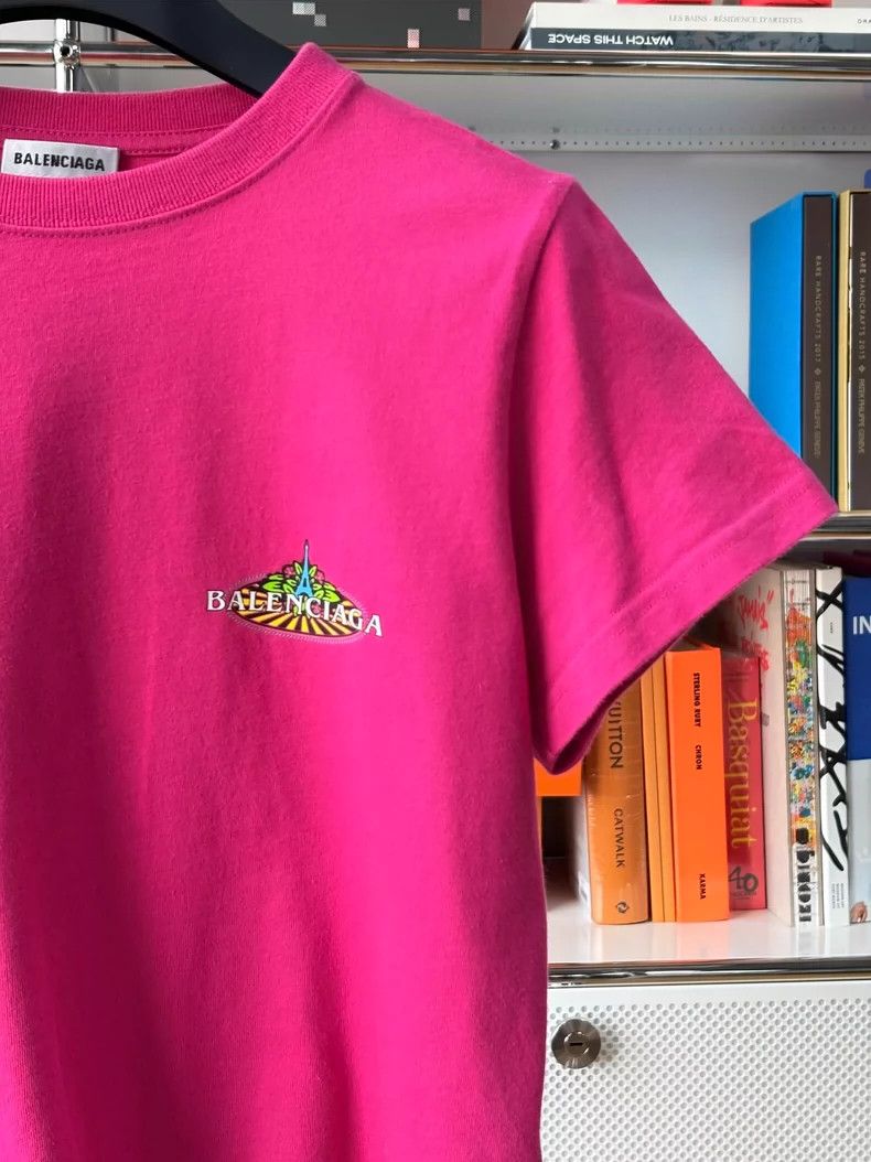 Balenciaga Balenciaga Rose printed short-sleeved T-shirt 2503-Nextarro Size US M / EU 48-50 / 2 - 3 Thumbnail