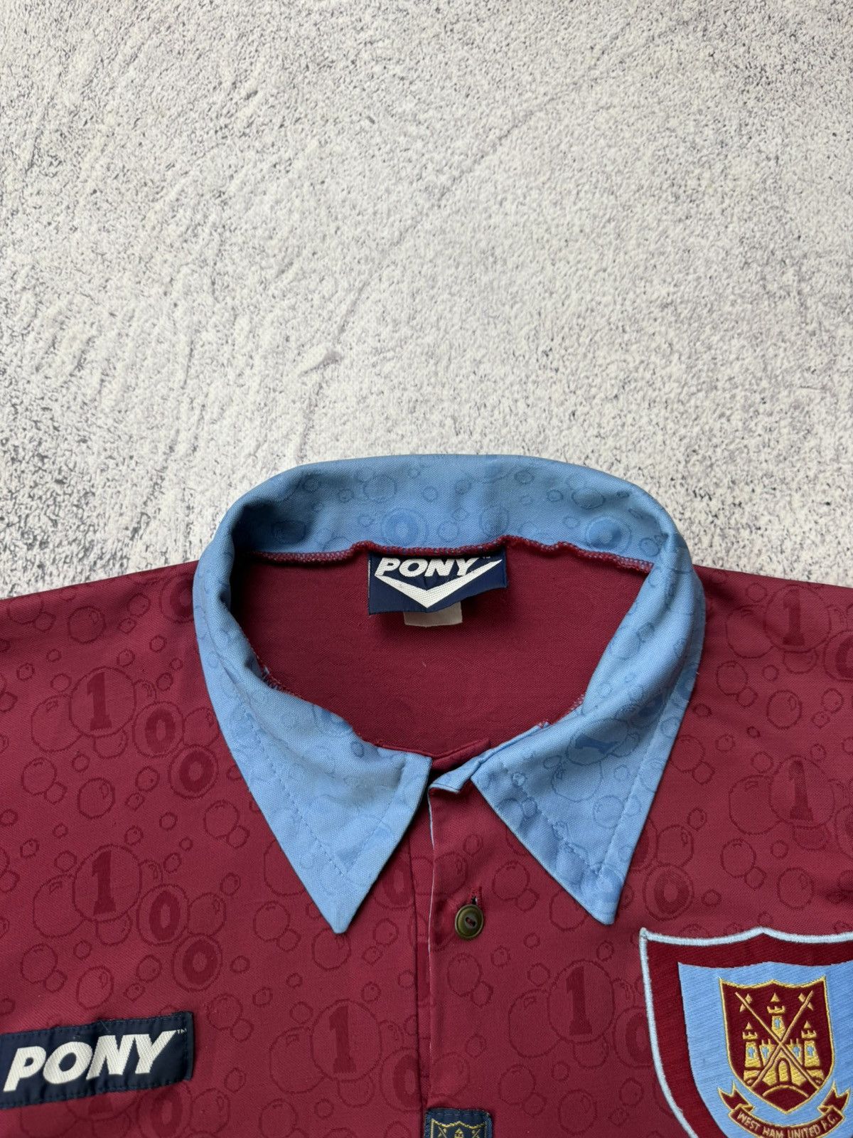 Umbro Vintage Umbro WEST HAM UNITED Centenary Shirt 1995-97 Size US M / EU 48-50 / 2 - 10 Thumbnail