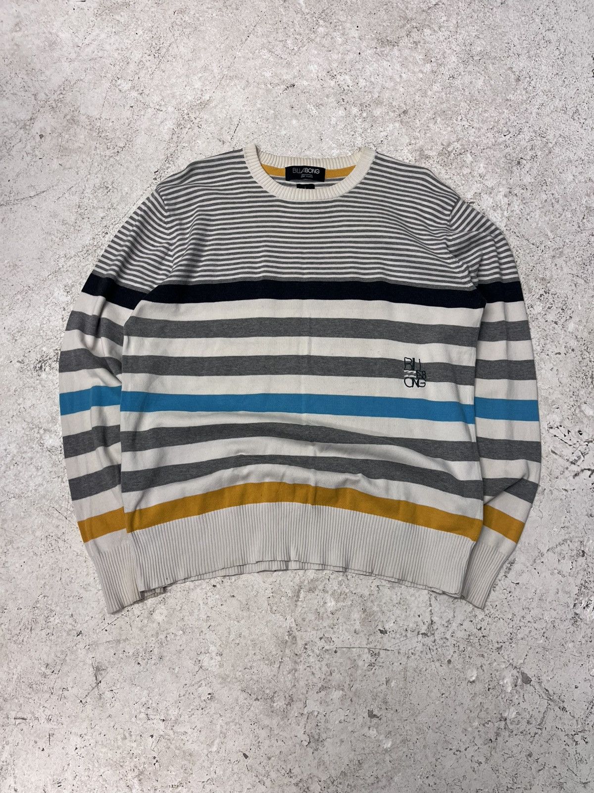 Billabong Vintage/ y2k striped billabong sweater Size US L / EU 52-54 / 3 - 2 Thumbnail
